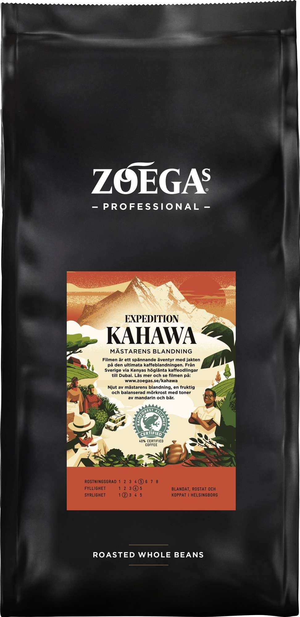 Zoegas kahawa hele bønner 750g