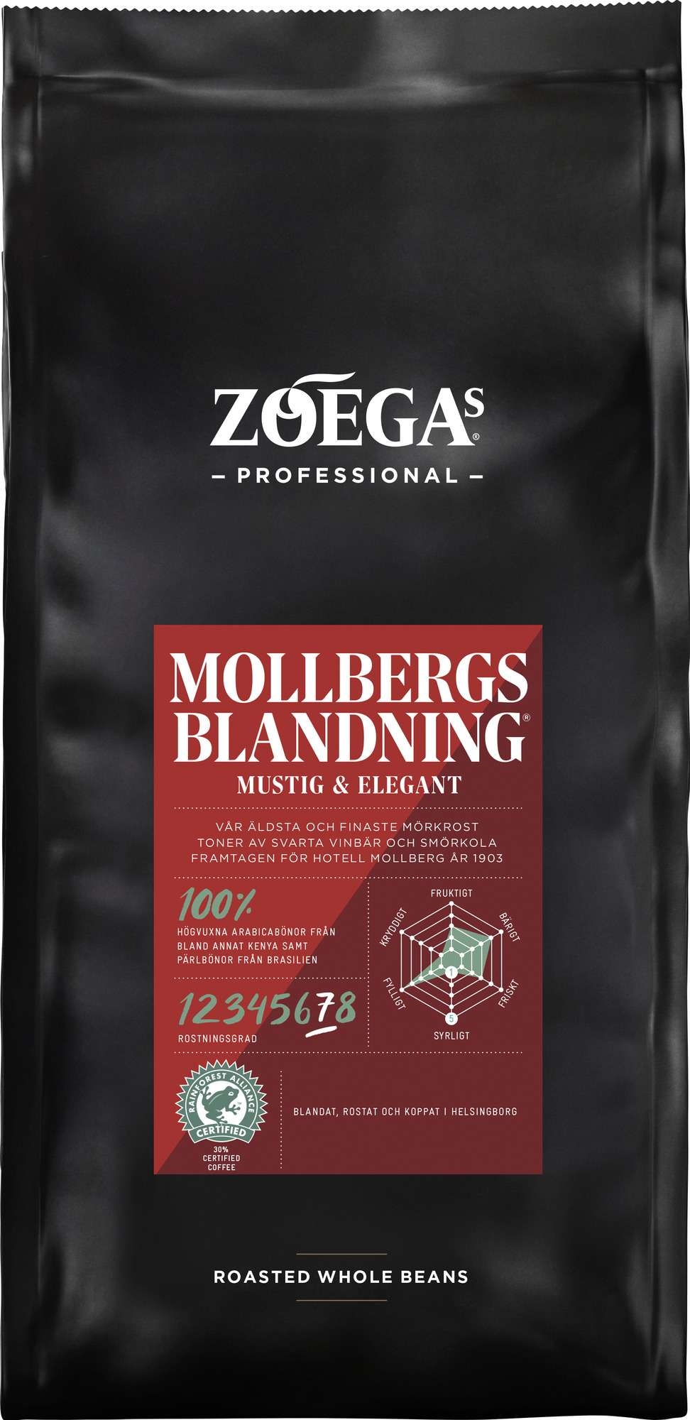 Zoegas coffee beans mollb.mix 750g