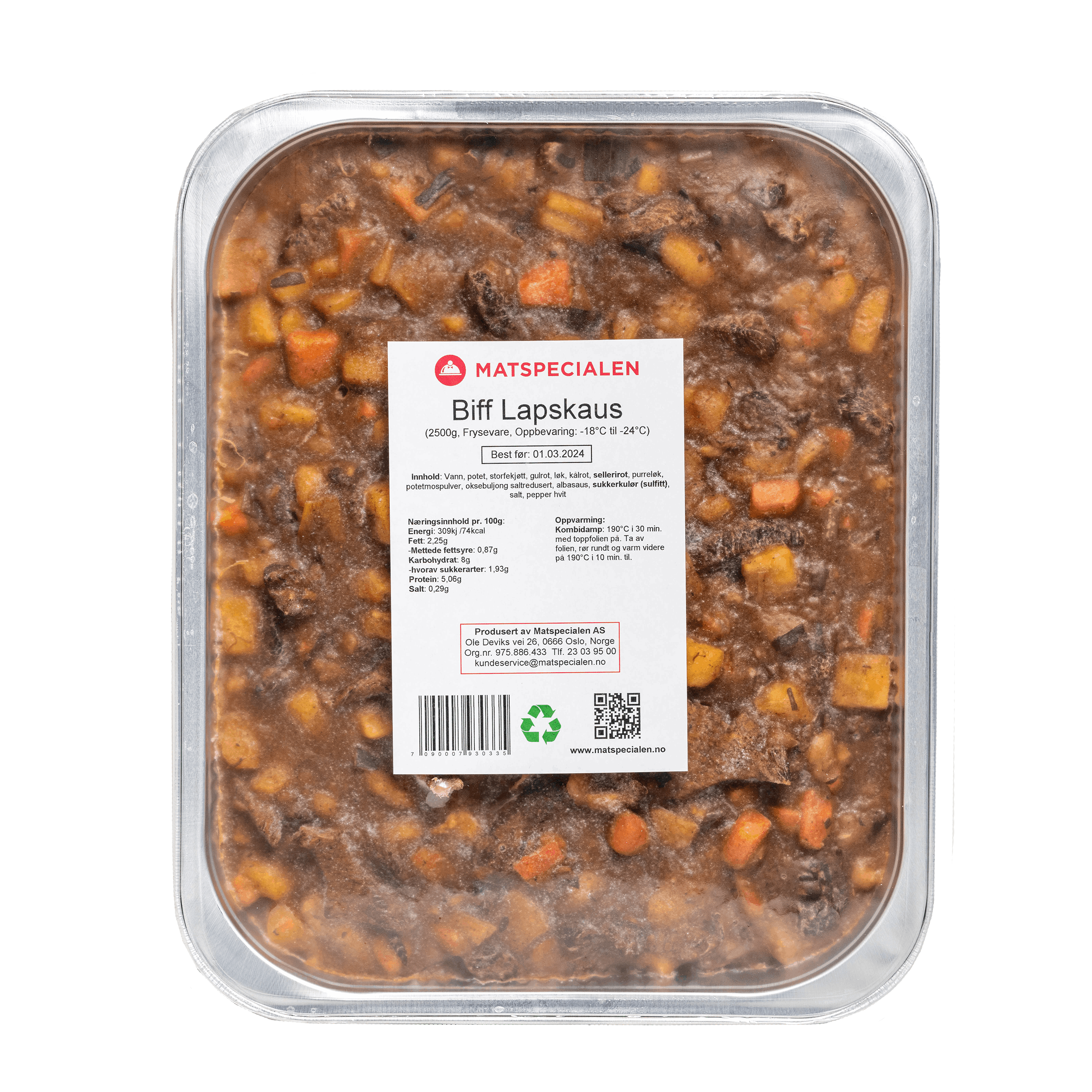 Beef lobscouse 2,5kg