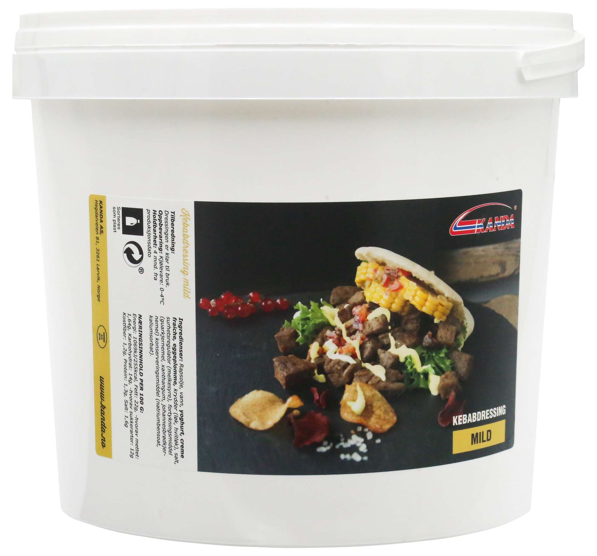 Kebabdressing mild  5kg