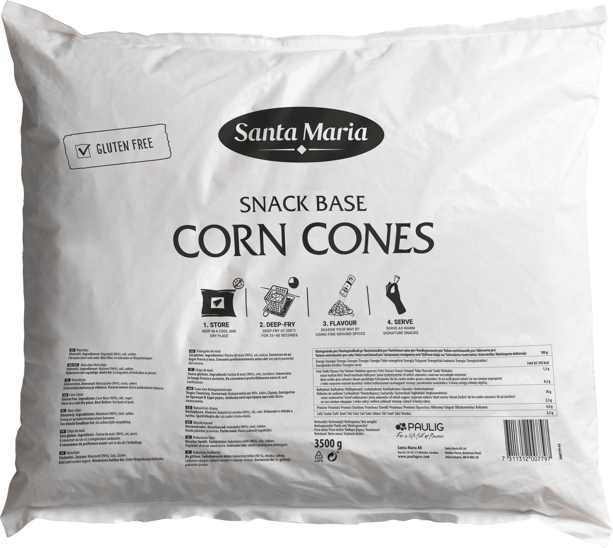 Snack base mais   3,5kg
