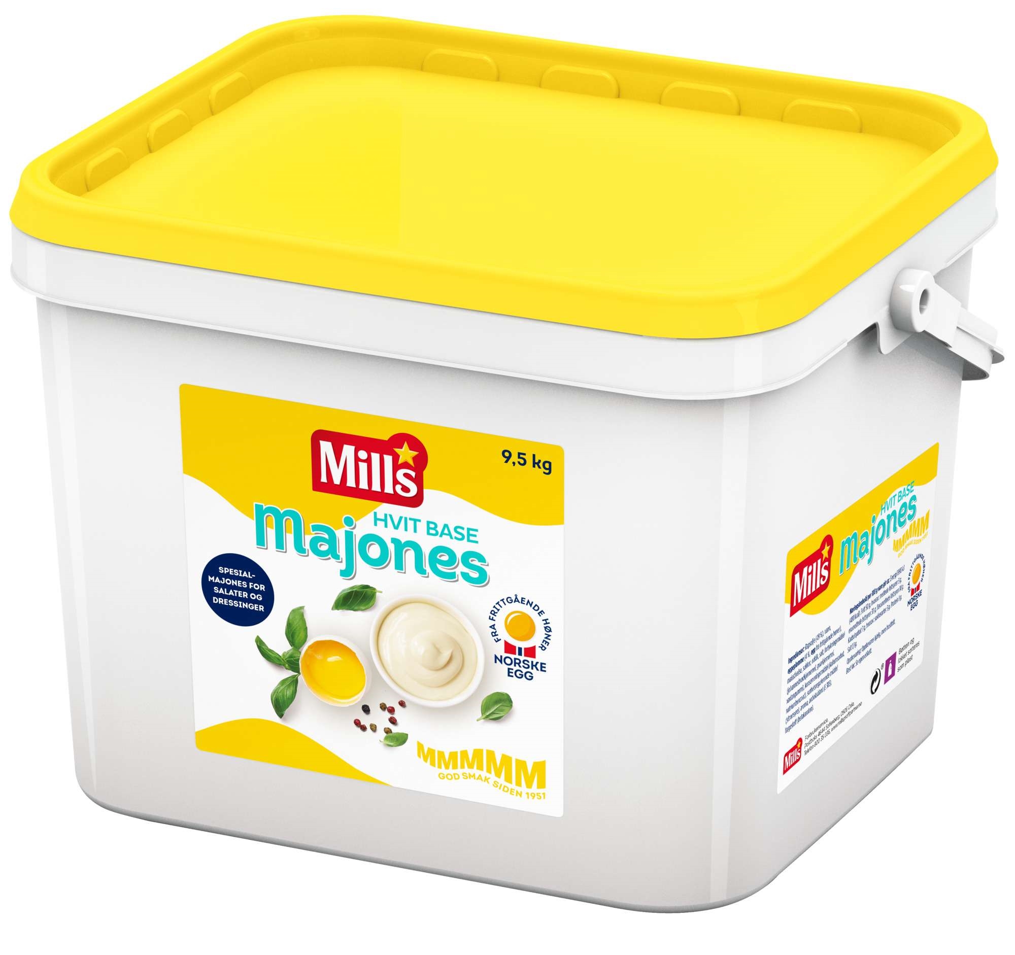 Basemajones hvit   9,5kg