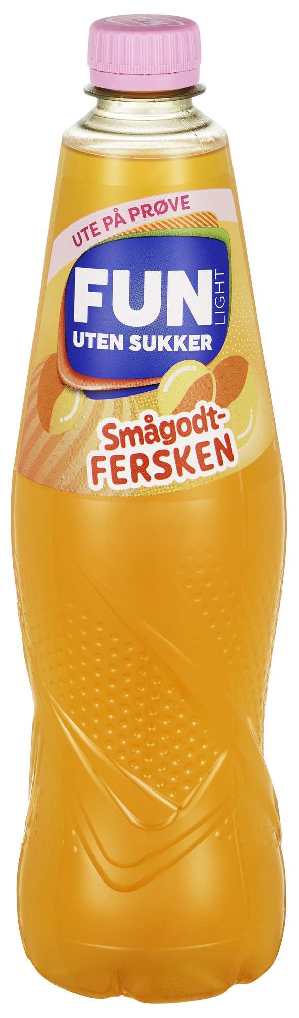 Fun light smågodt-fersken   0,8l