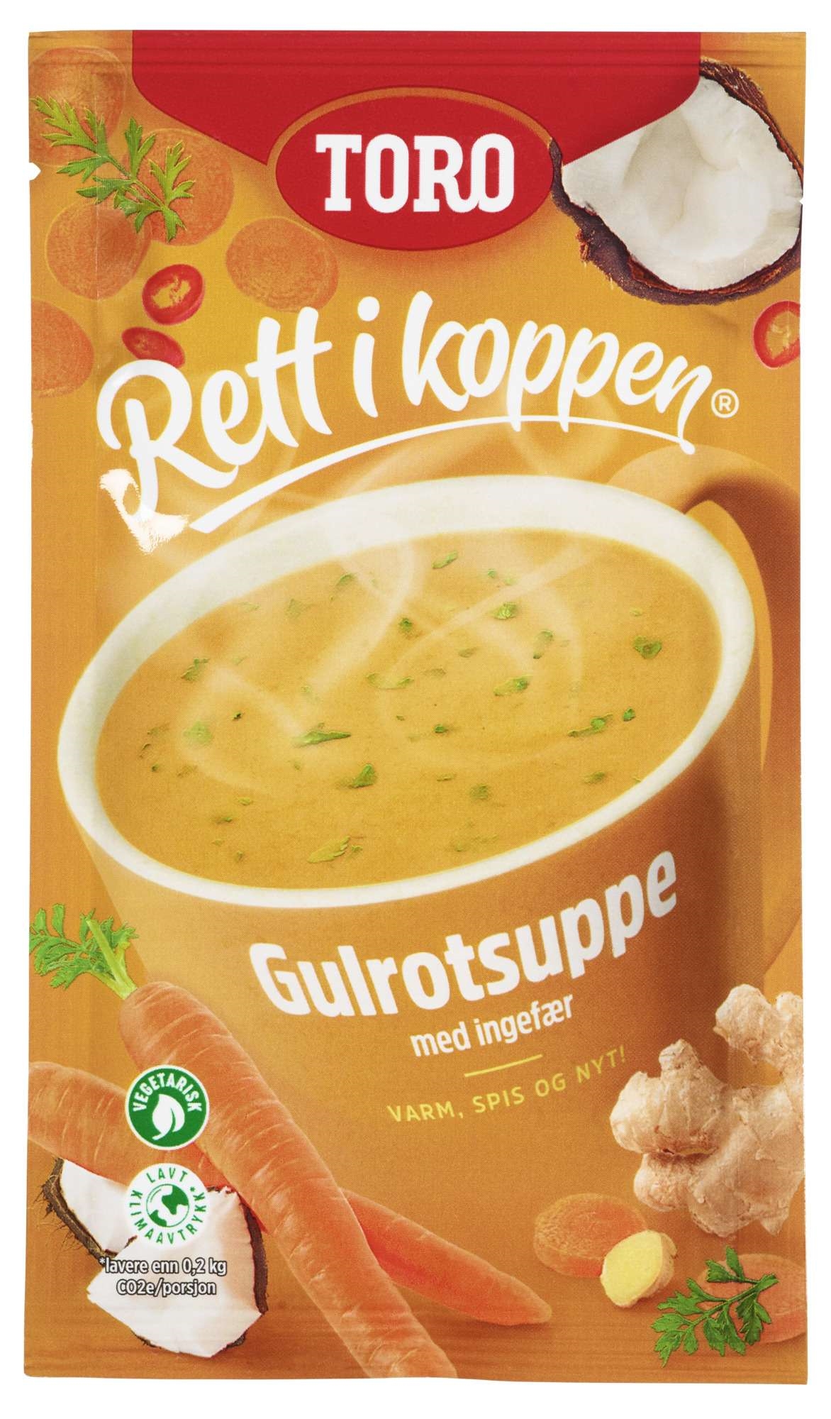 Gulrotsuppe m/ingefær   22g