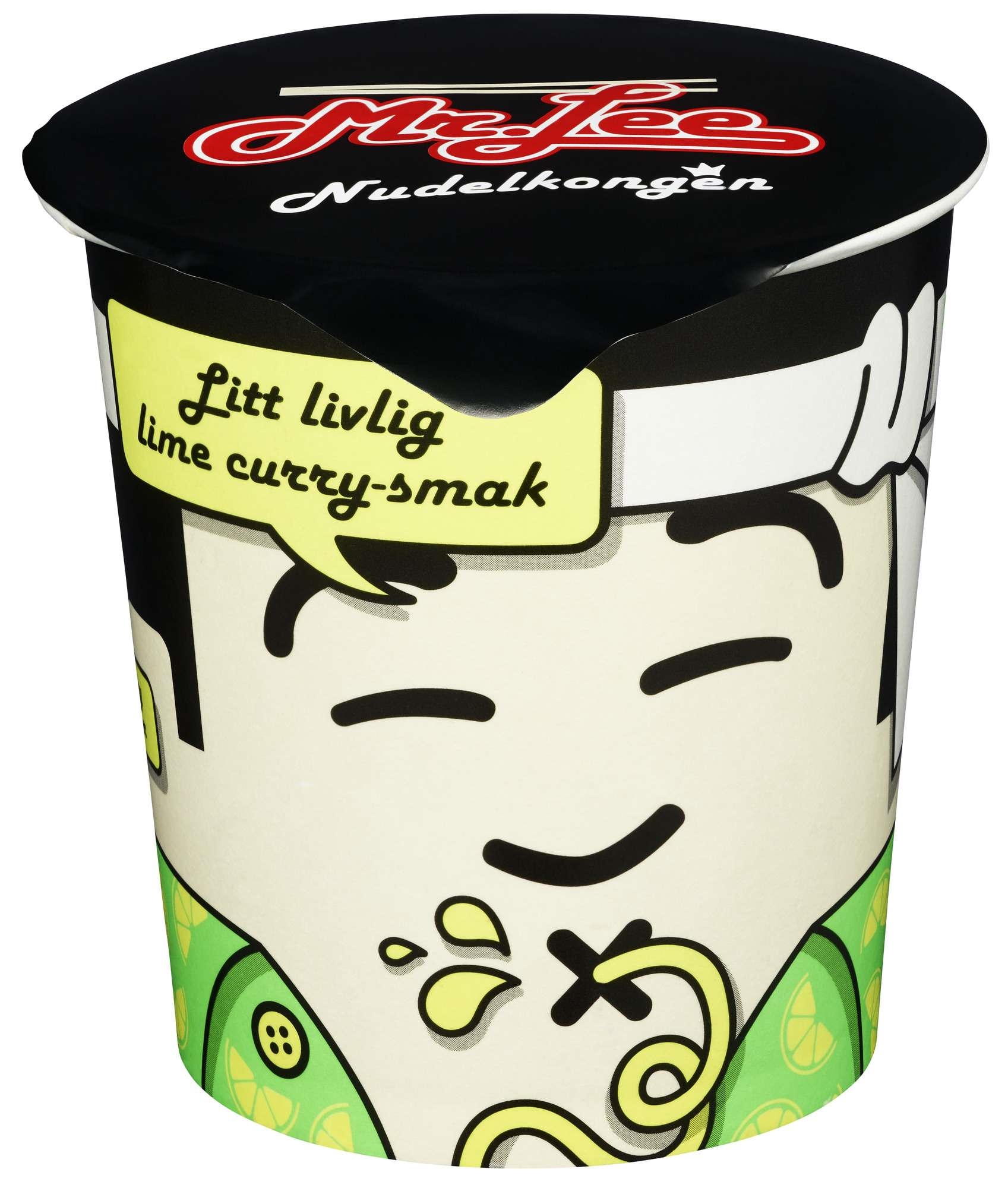 Litt livlig lime curry-smak nudler kopp   65g