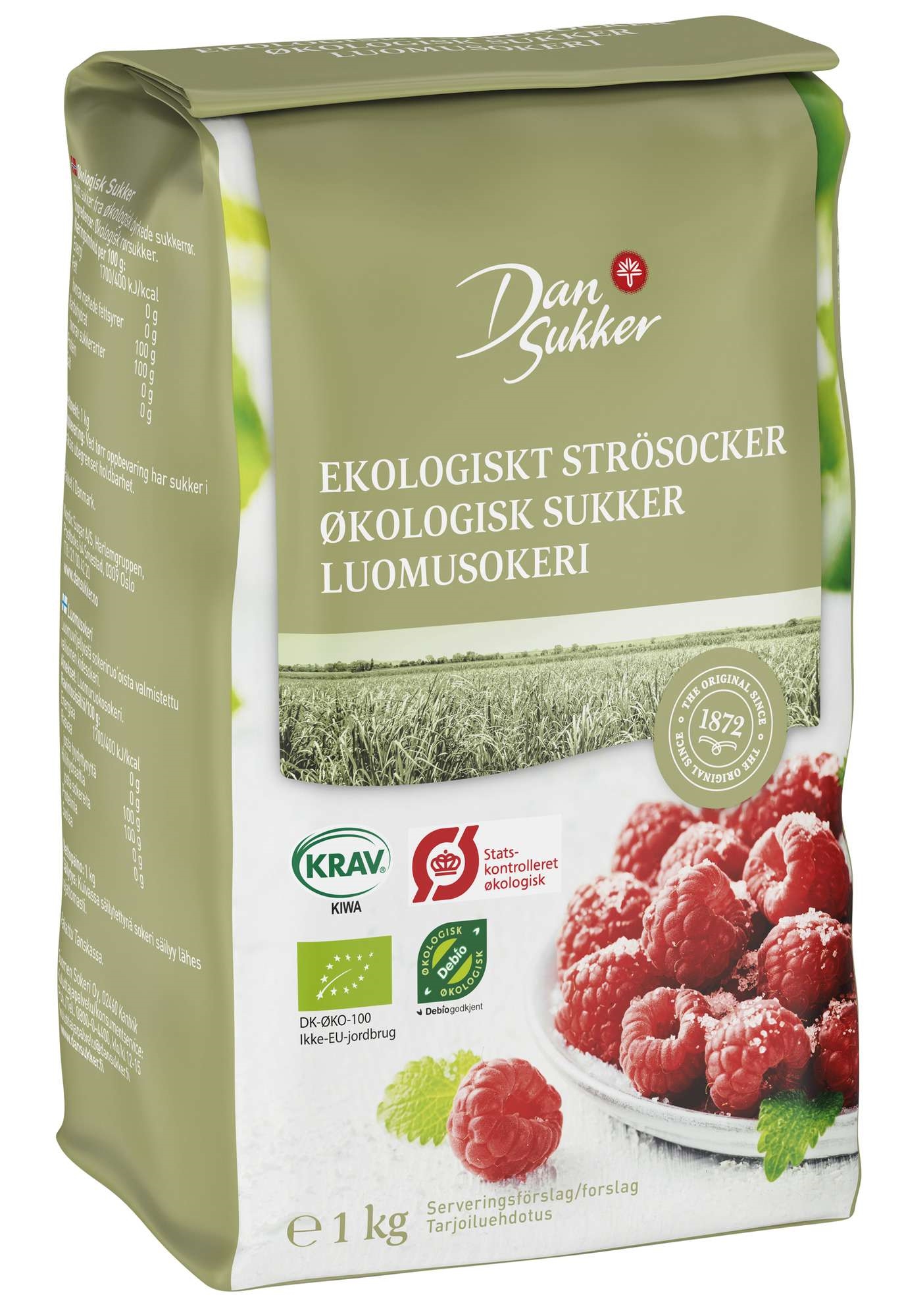Ecological sugar white 1kg