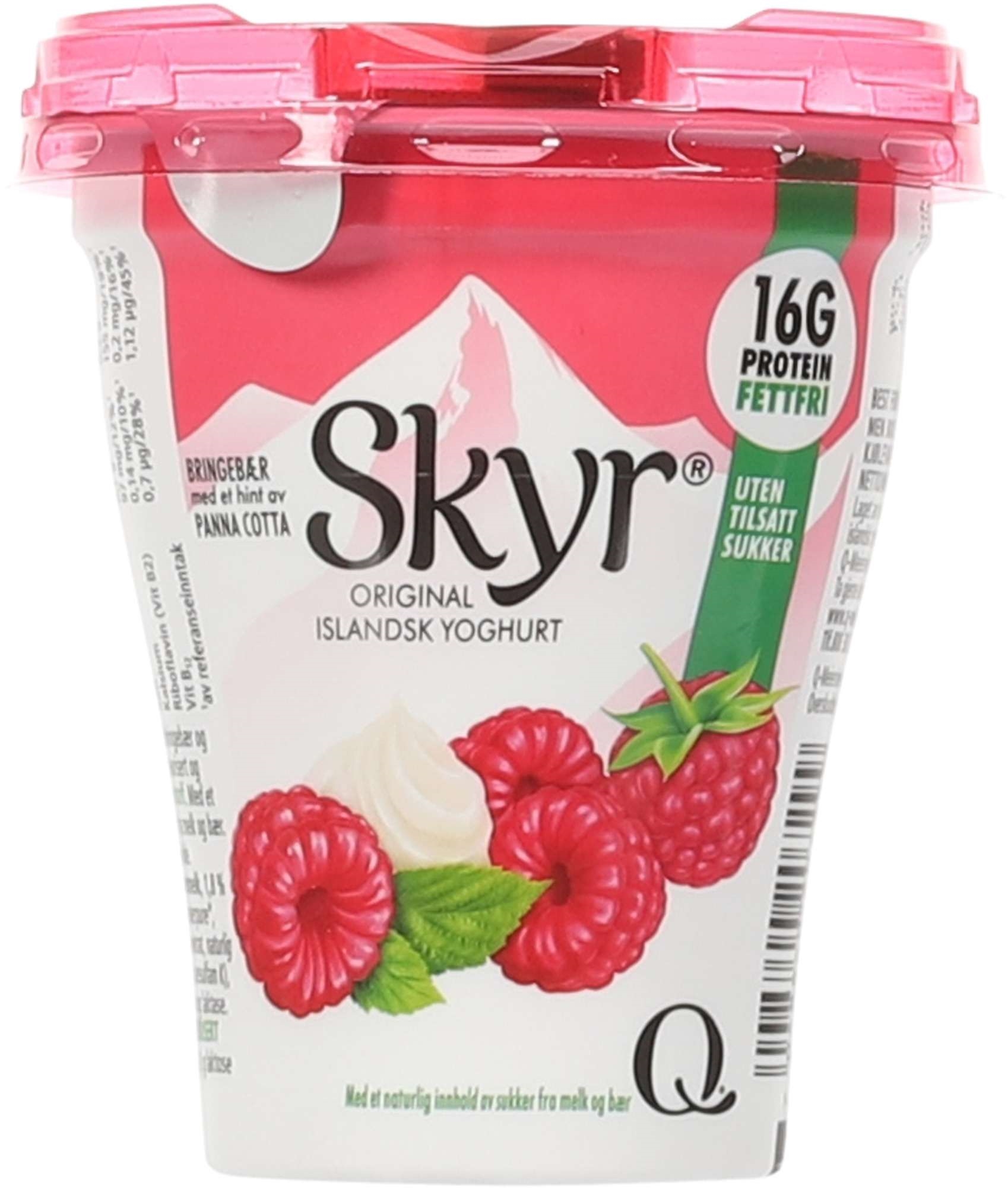 Skyr rasberry panna cotta cup 160g