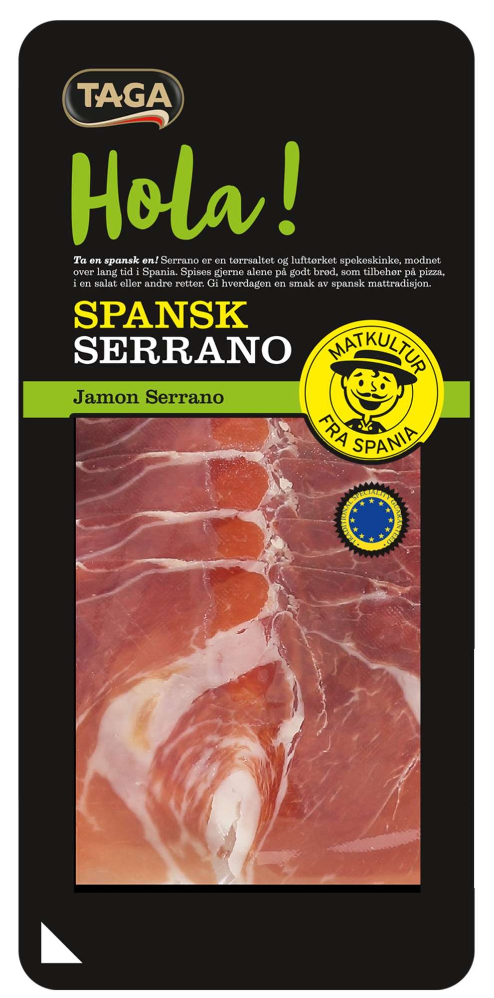 Hola serrano skivet   55g