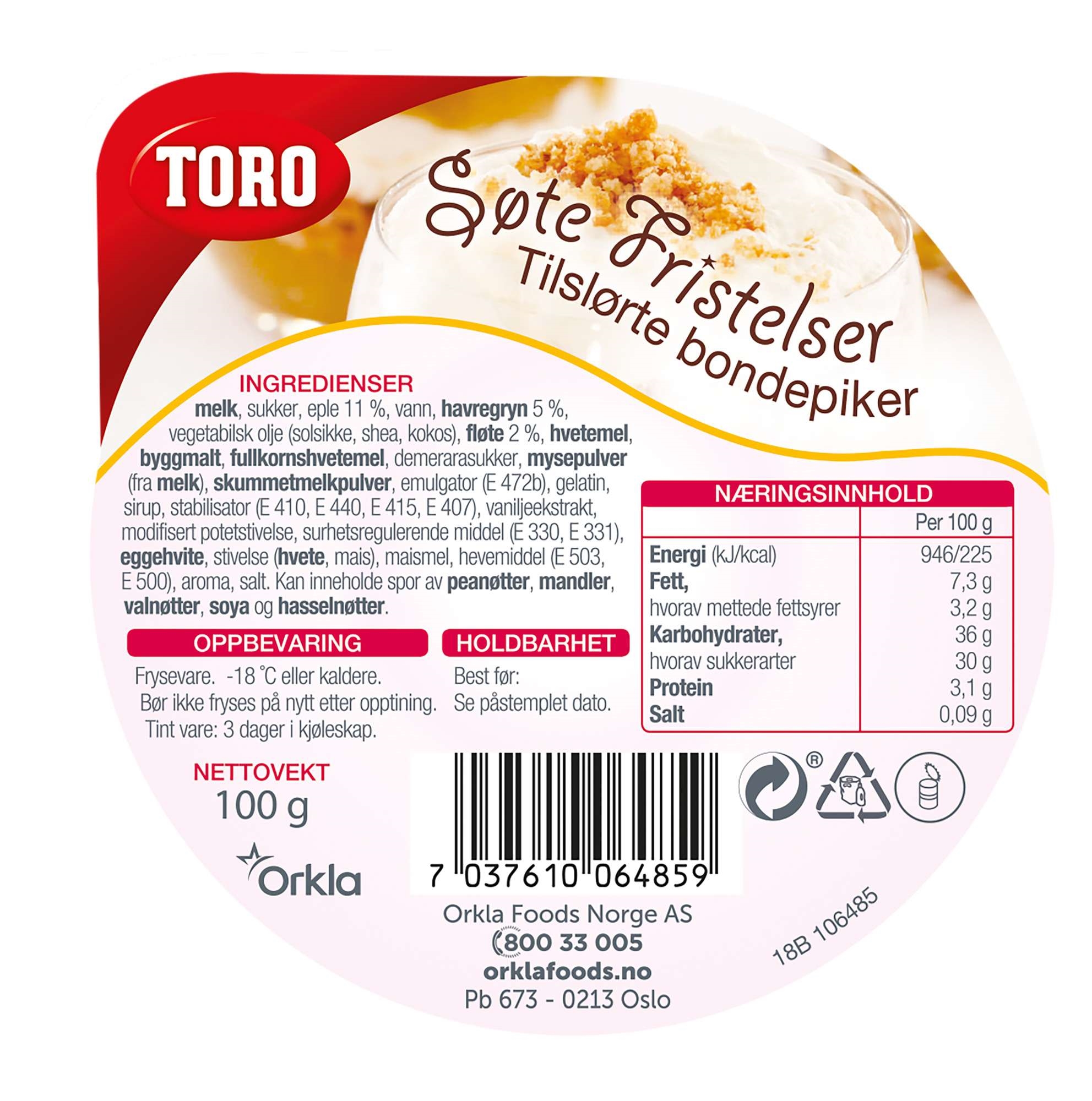 Tilsl.bondepiker, beger 33x130ml