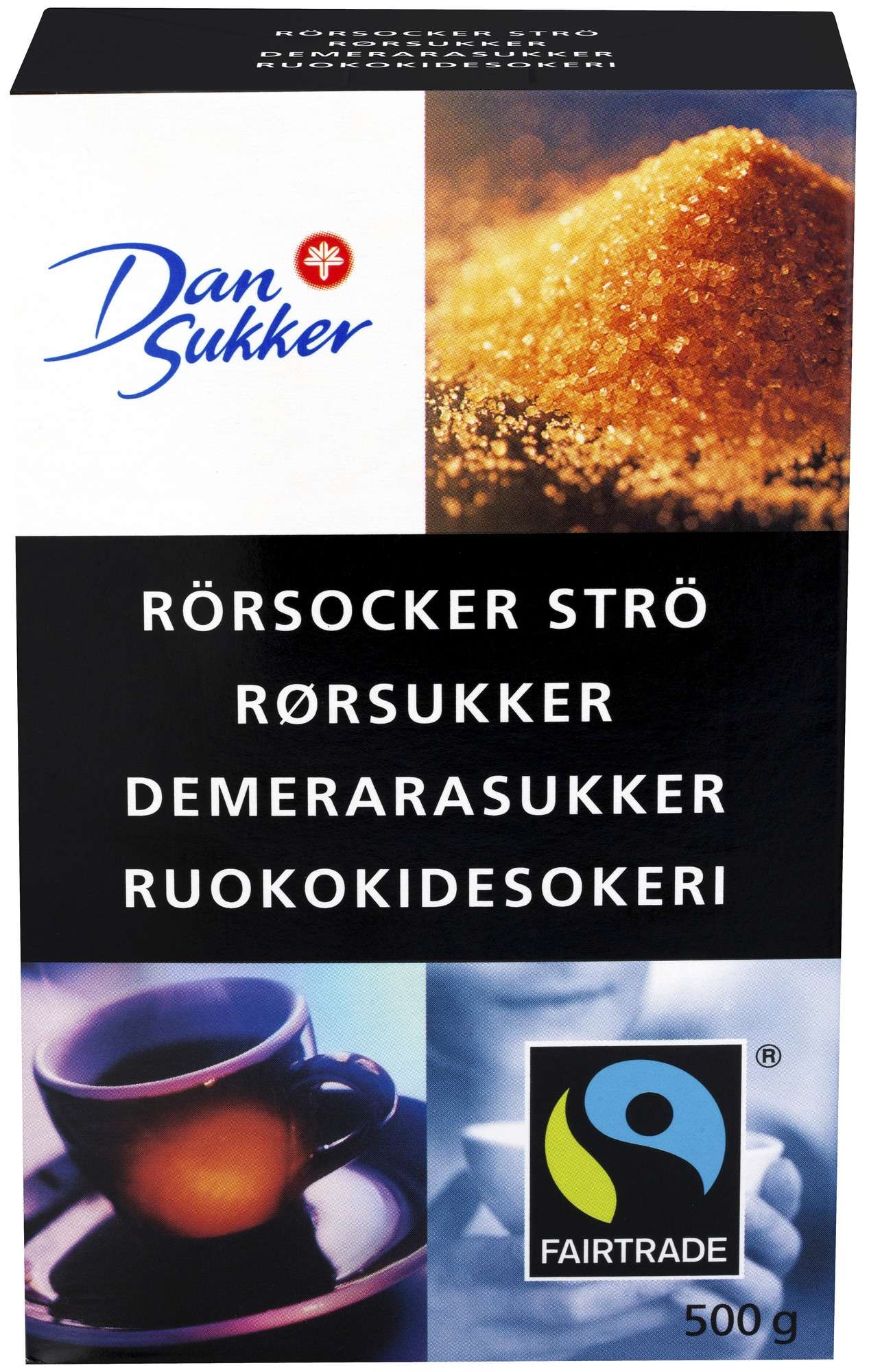 Demerara råsukker fairtrade  t    500g