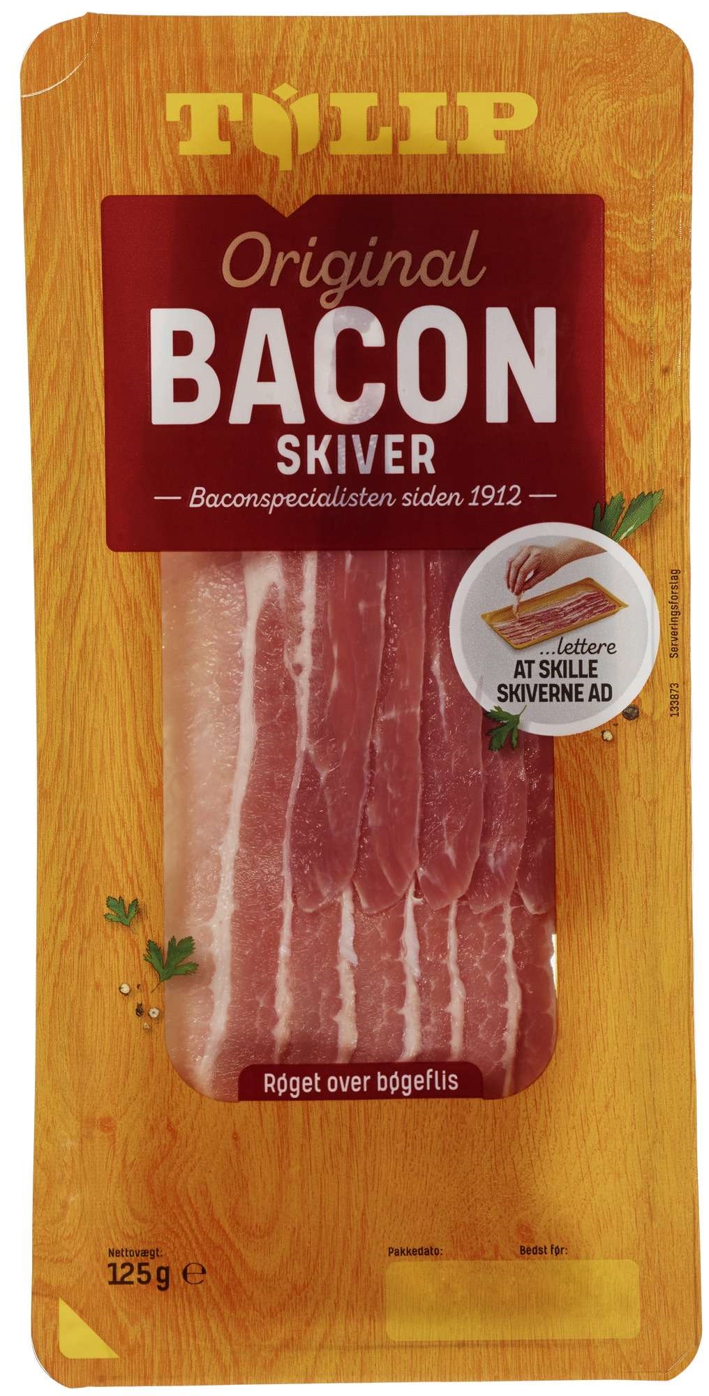 Bacon skivet 125g