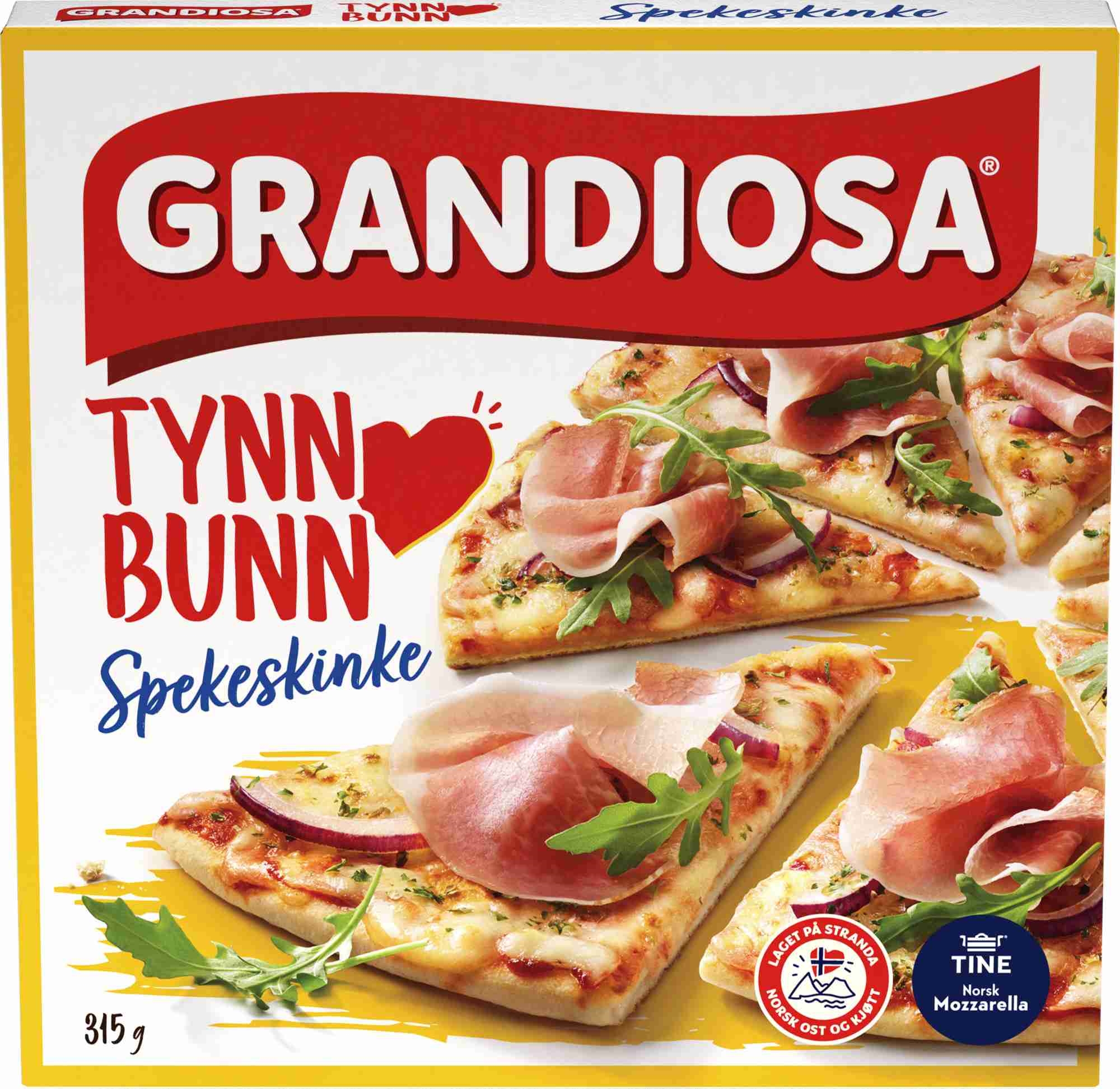 Grandiosa tynn bunn spekeskinke 315g
