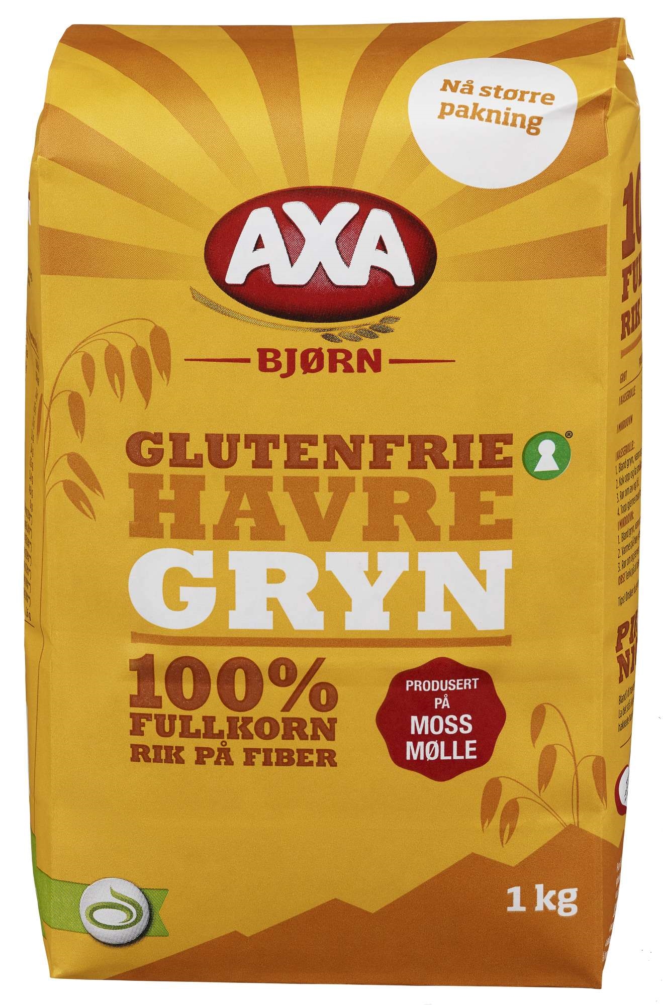 Havregryn glutenfri 1kg
