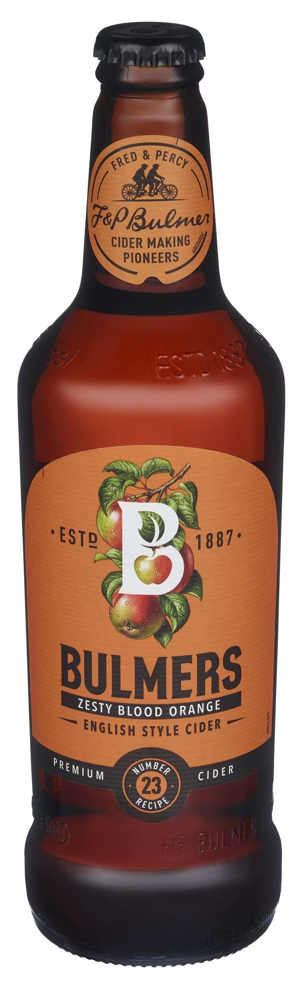 Bulmers zesty blood orange fl 4% 12x50cl
