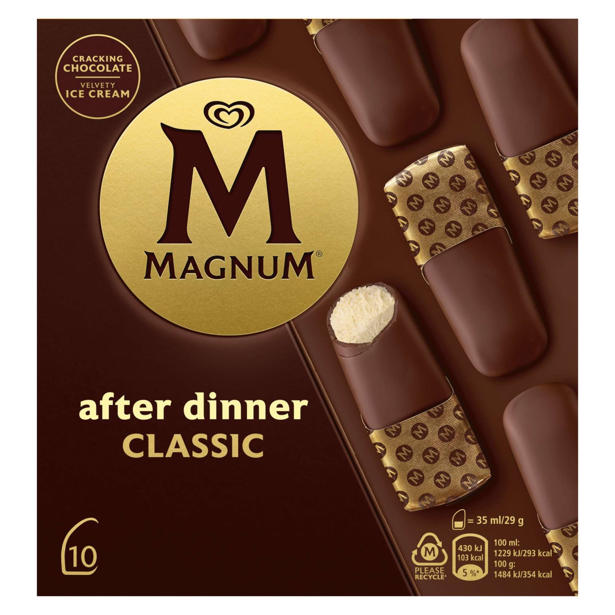Magnum dessert is after dinner 10x35ml