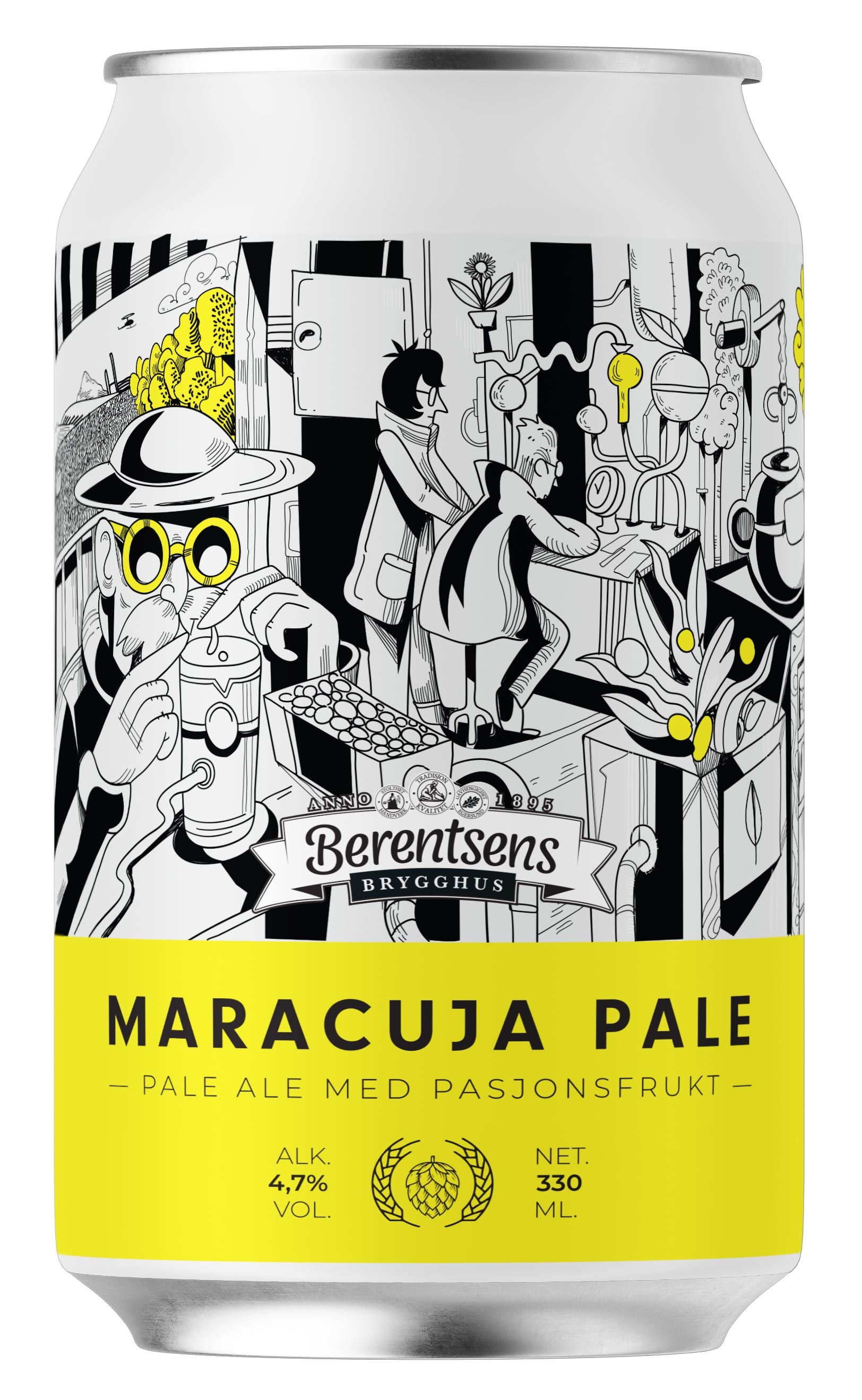 Maracuja pale ale med pasjonsfrukt bx 4.7% 24x0.33l