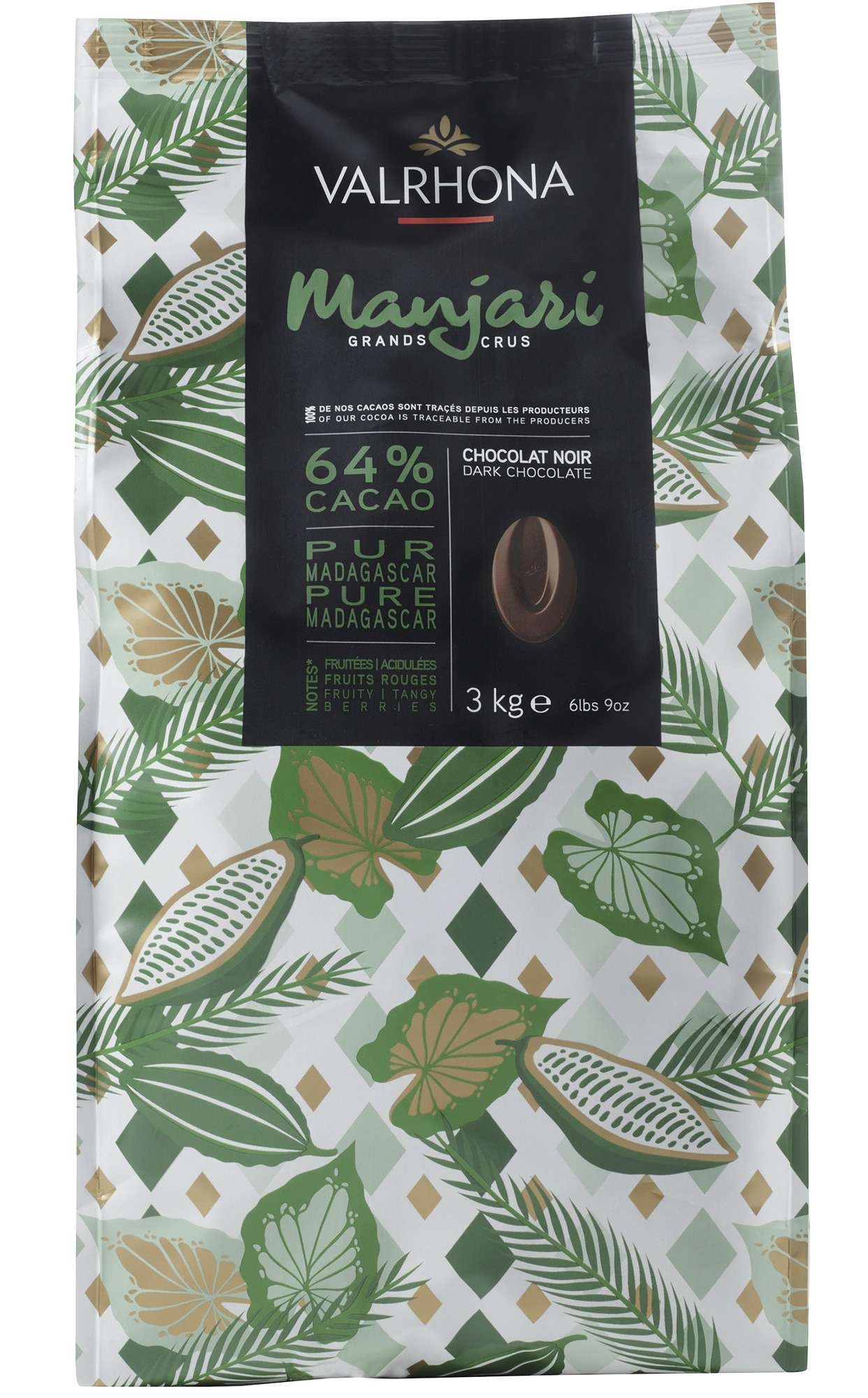 Chocolate dark majari 64%   3kg