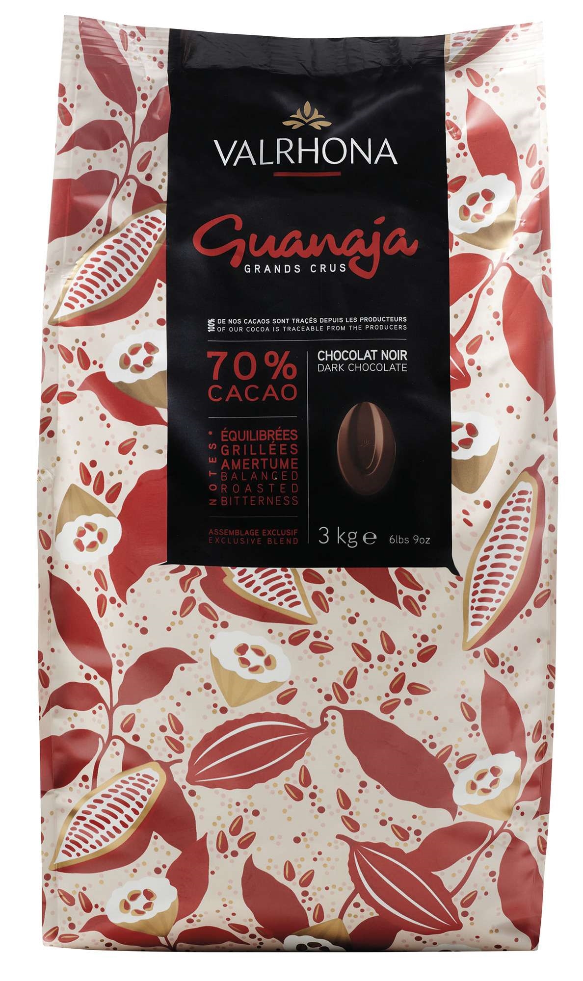 Chocolate dark guanaja 70%   3kg