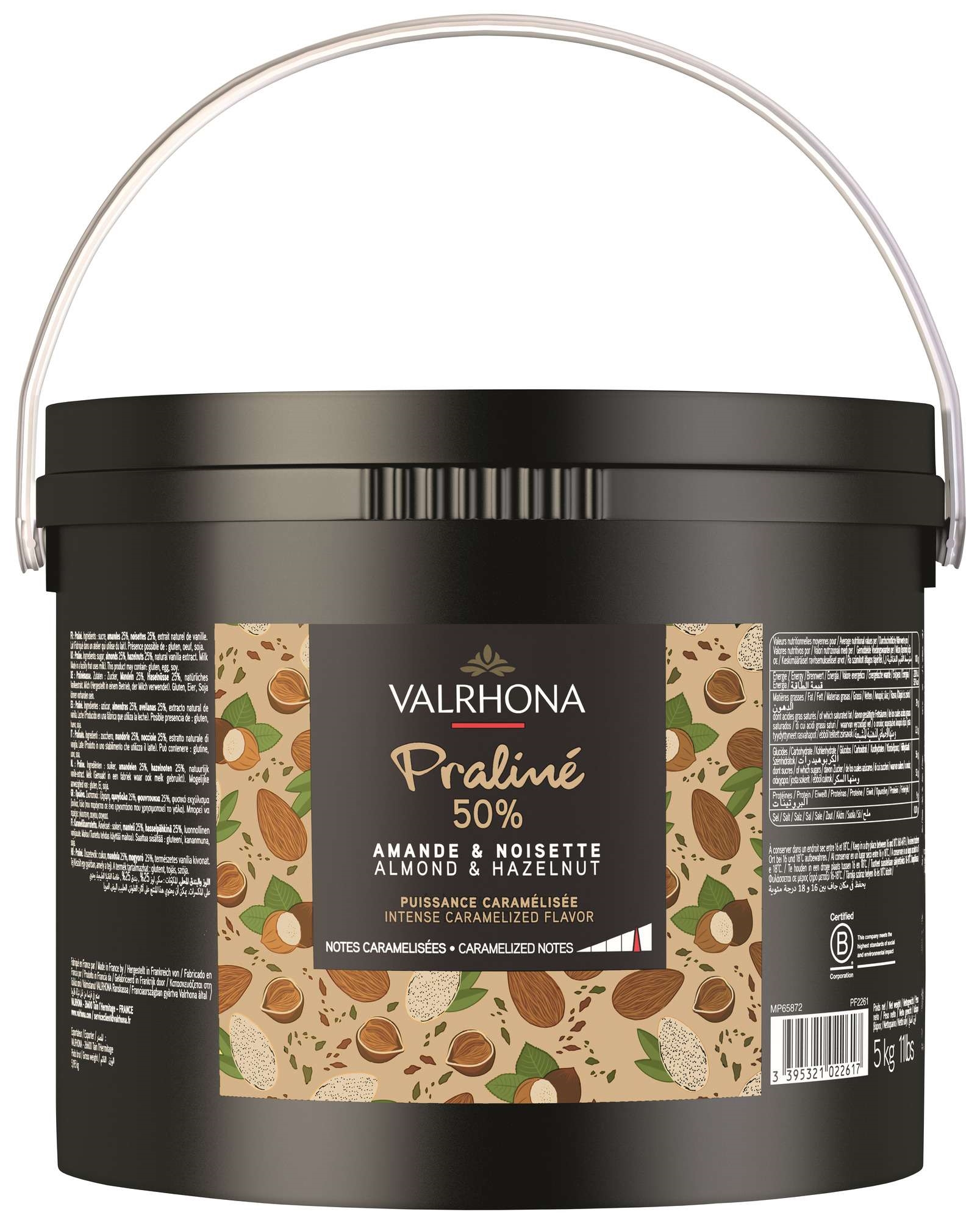 Almond and hazelnut praline 50%   5kg