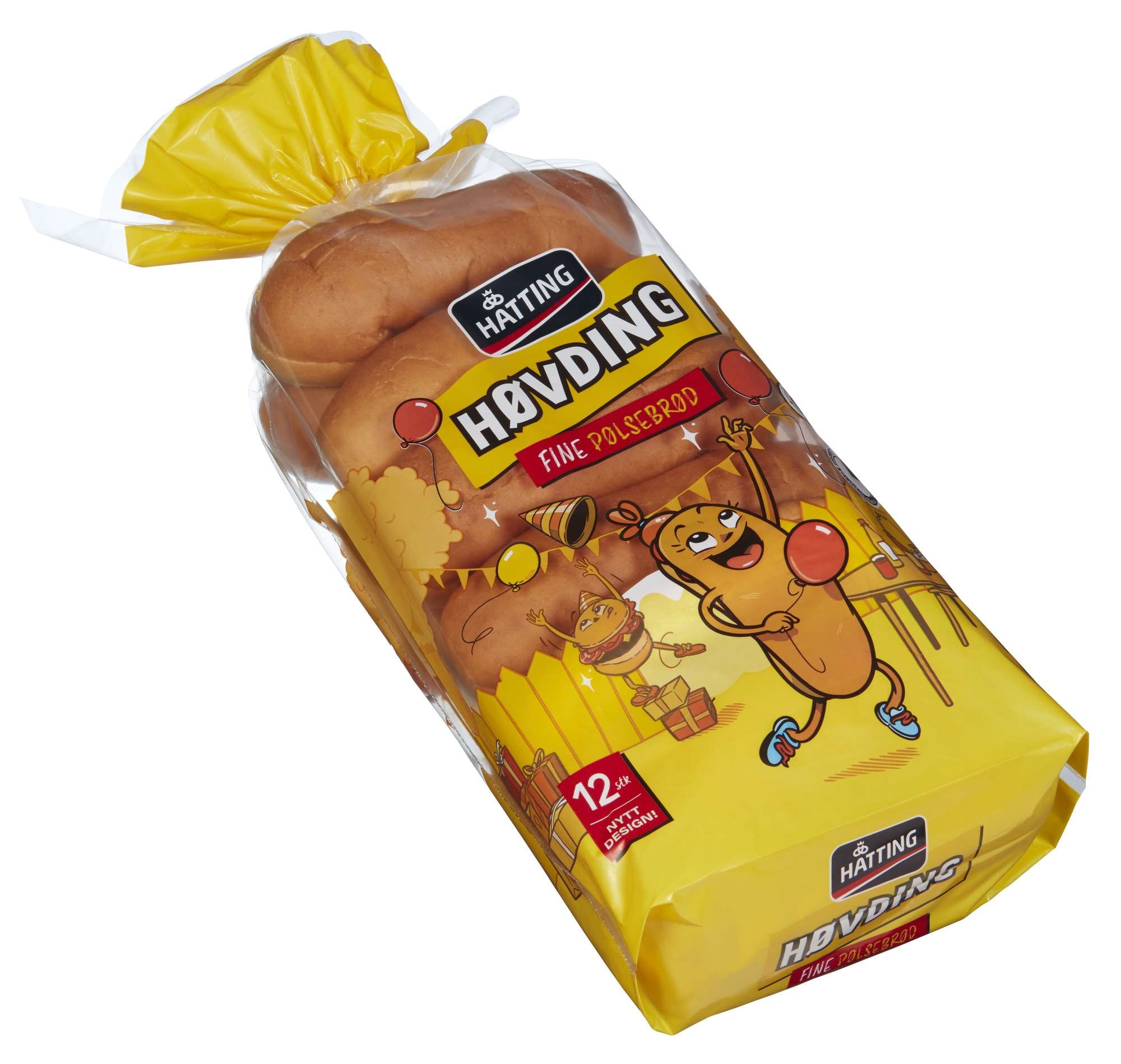 Høvding fine pølsebrød 12stk 480g