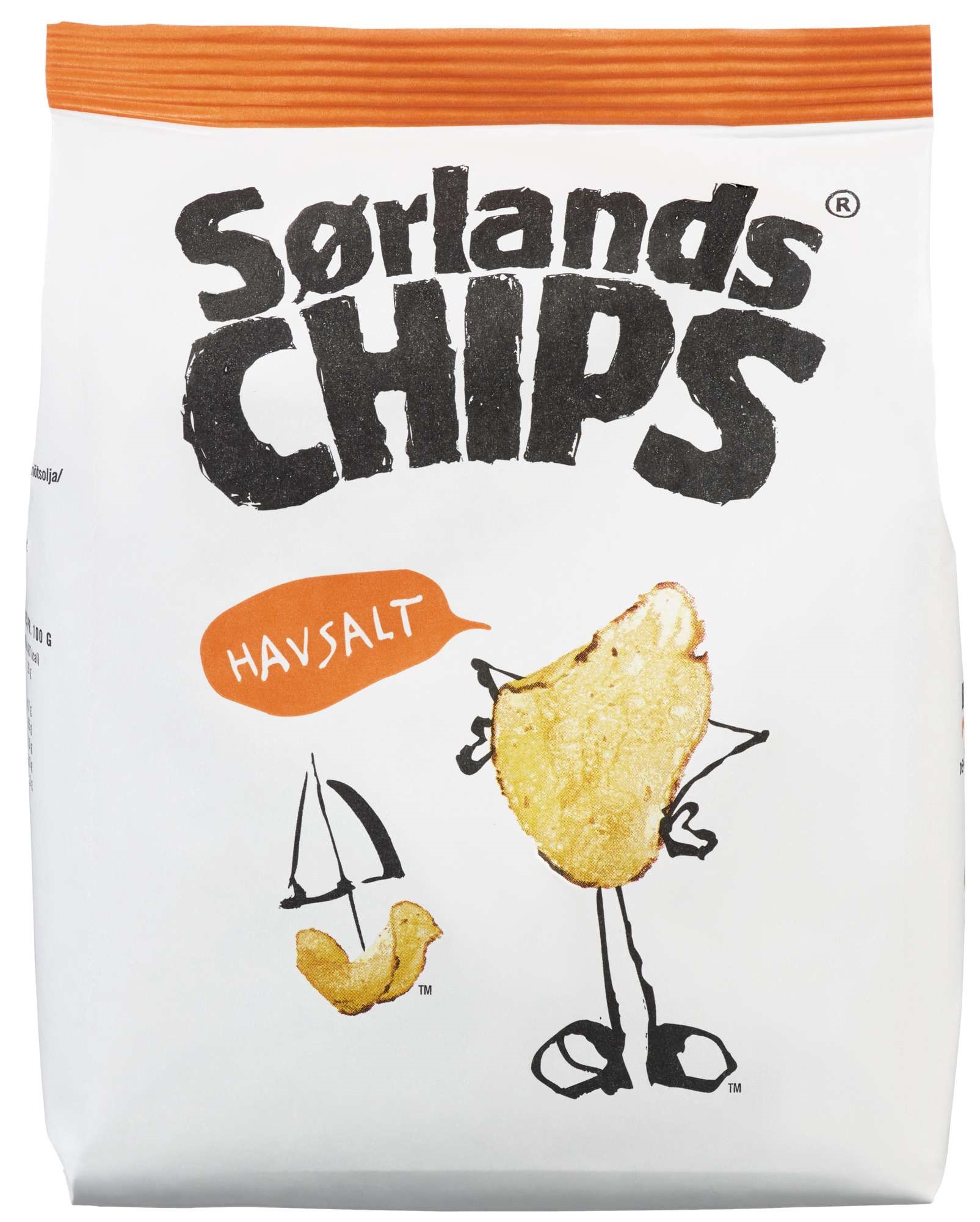 Sørlandschips havsalt 100g
