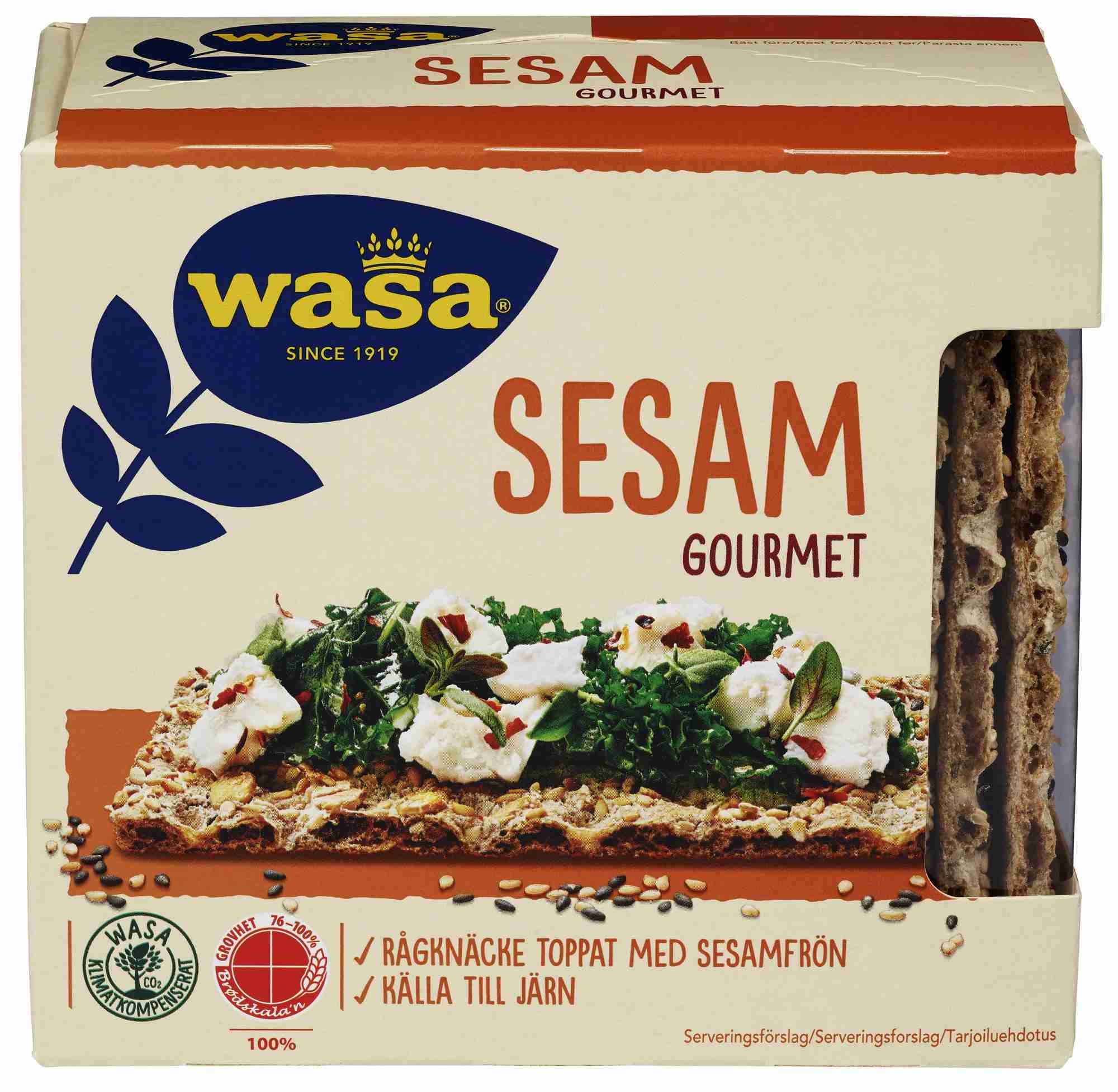 Wasa crispbred sesame gourm.  220g