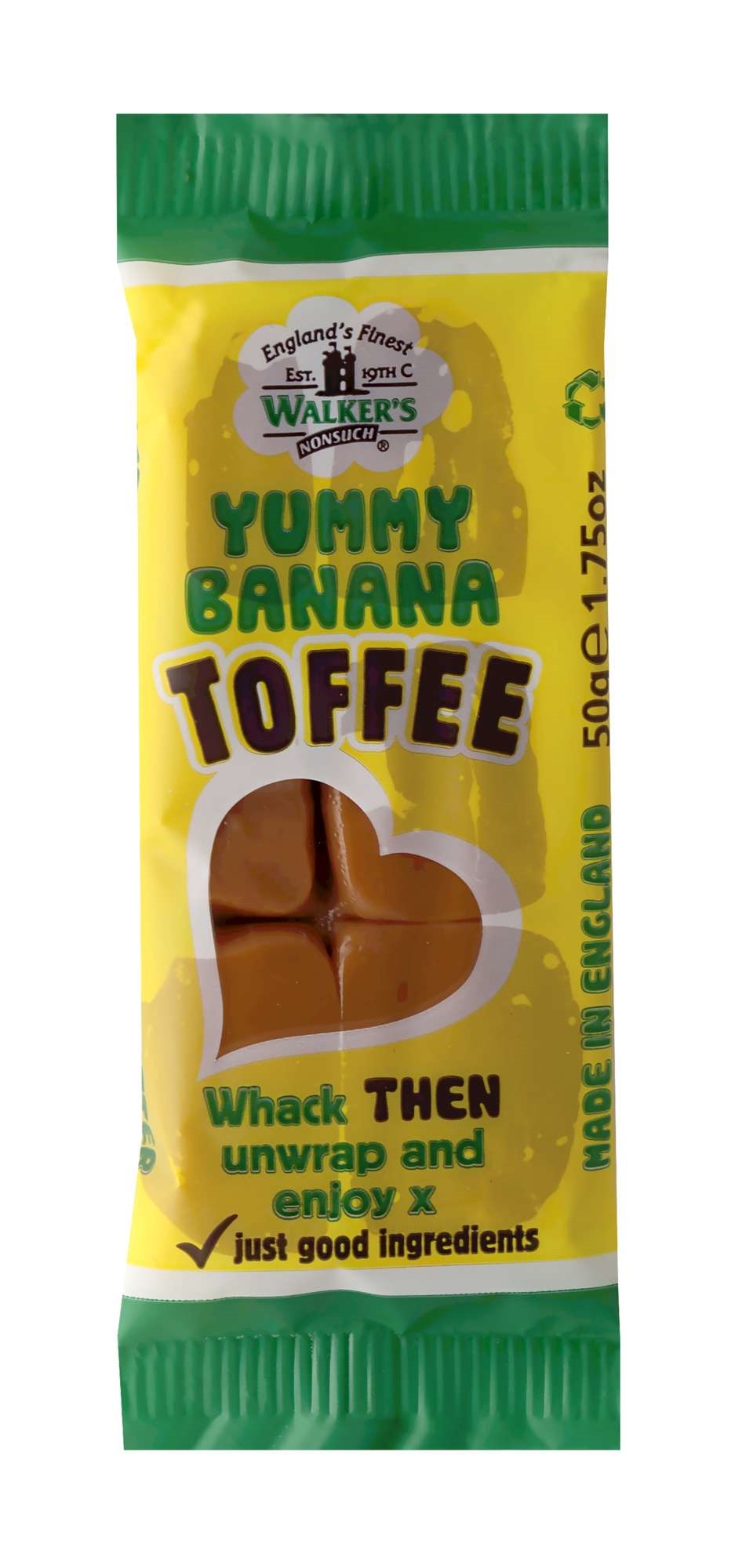Yummy banana toffee bar 50g