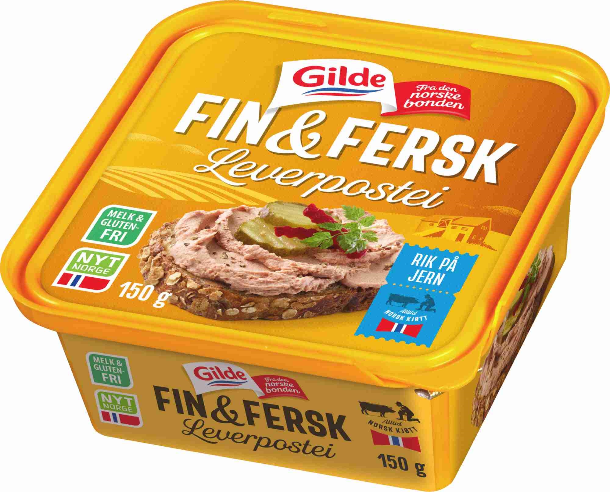 Fin & fersk leverpostei       150g