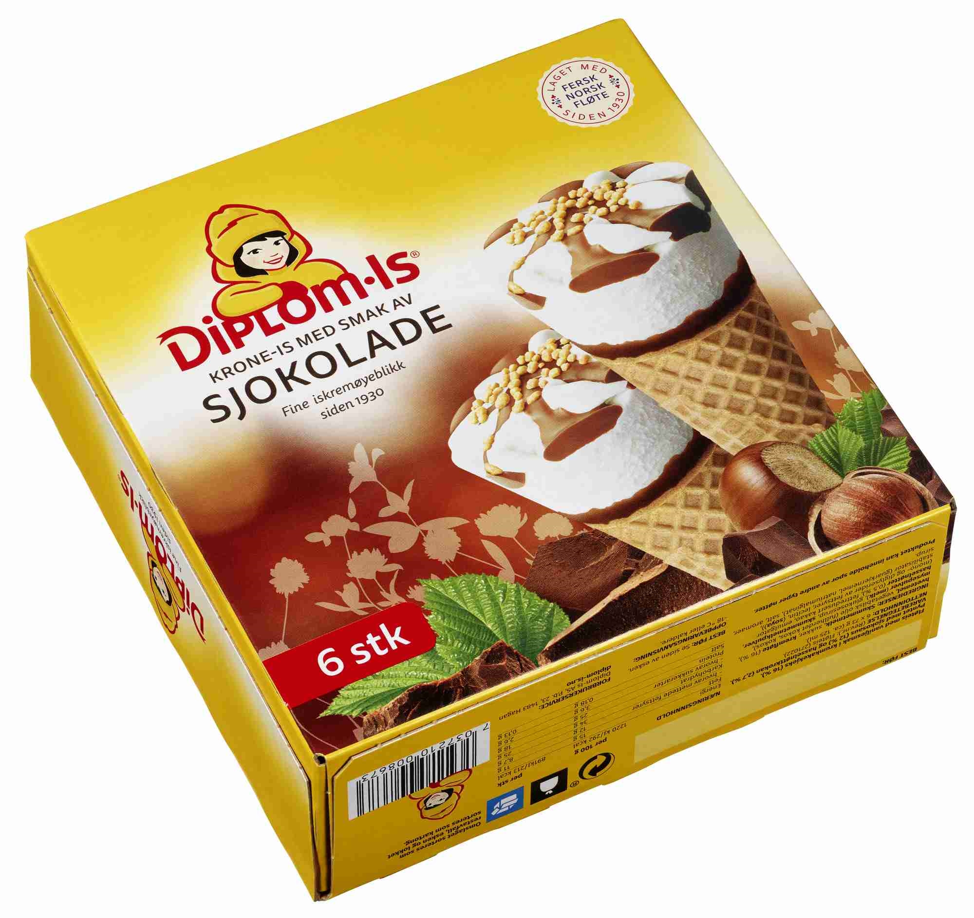 Krone-is sjokolade   0,75l
