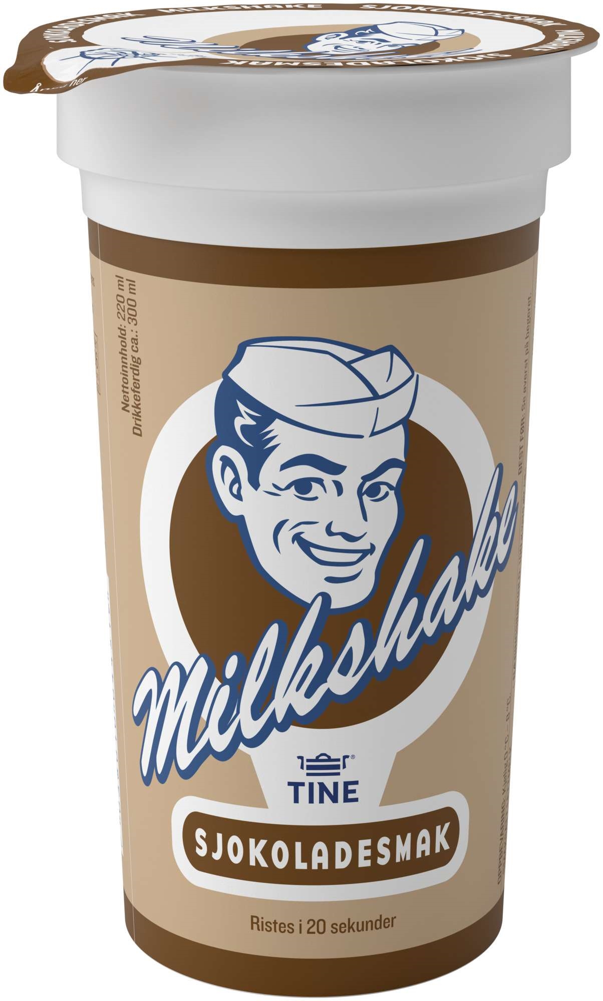 Tine milkshake sjokolade 220ml