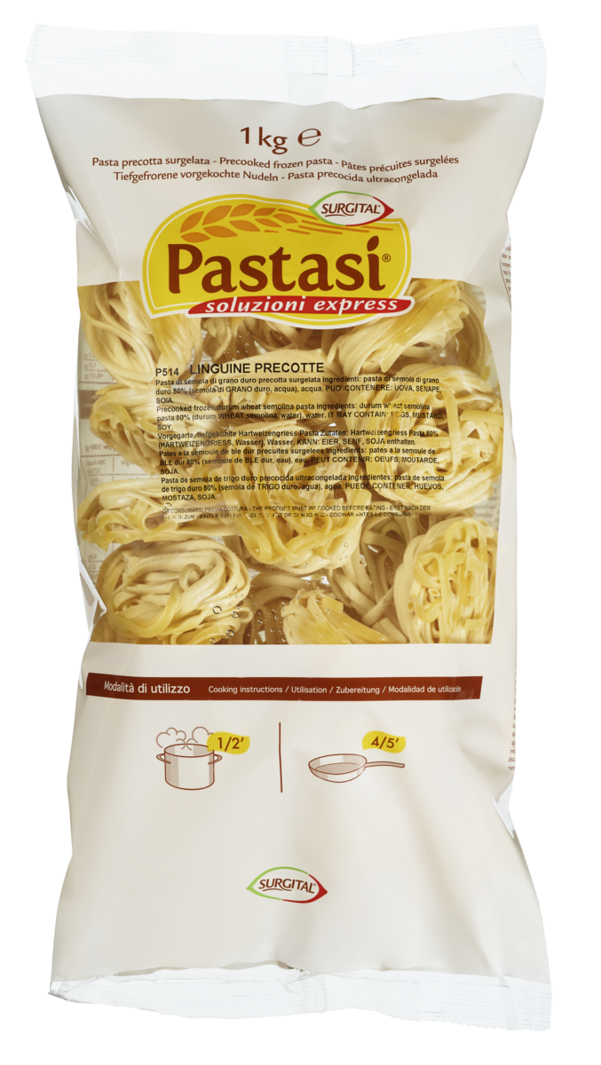 Linguini frozen in balls pre-cooked pastasi  3kg