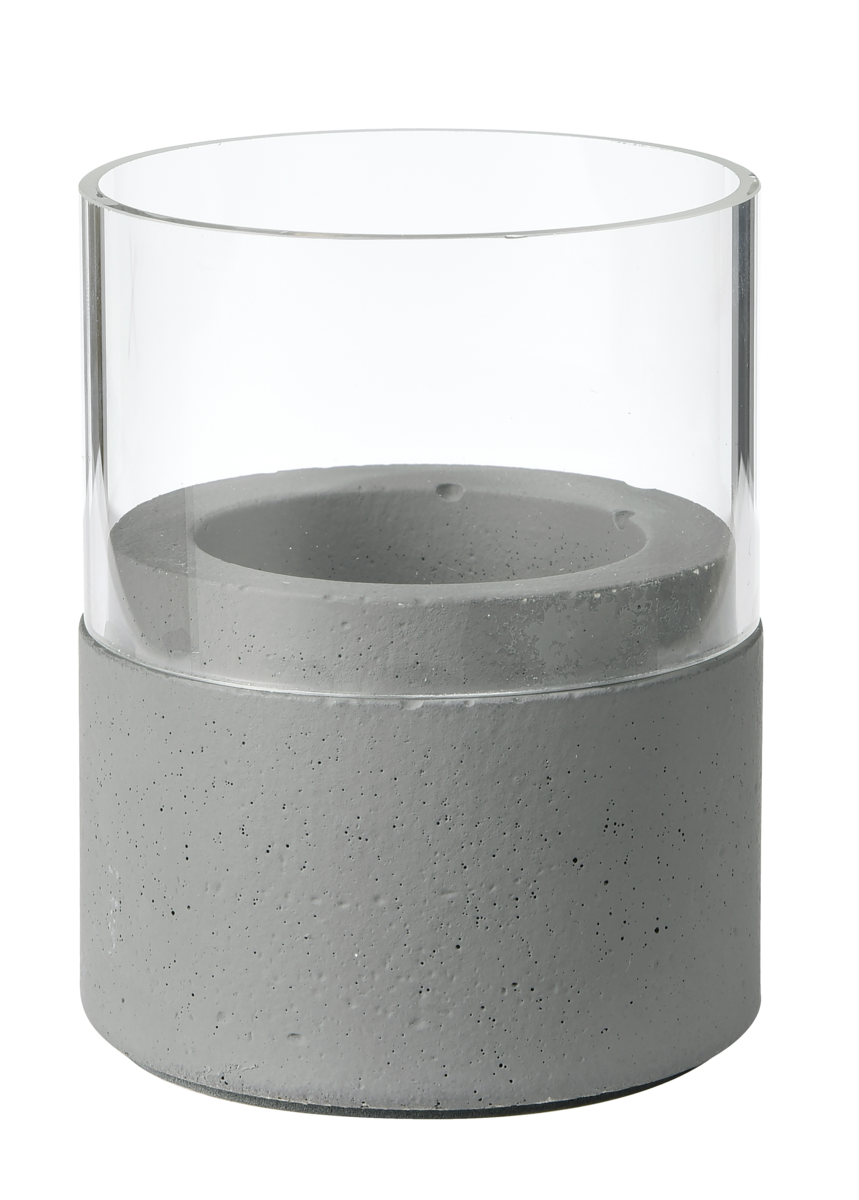 Telysholder glass neat mørkegrønn  1stk