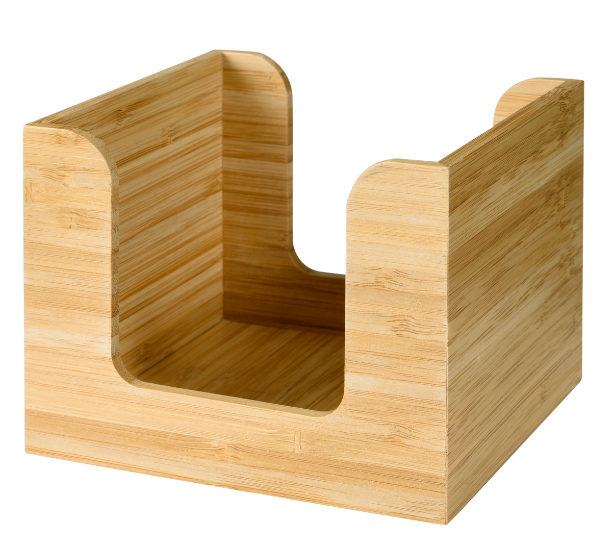 Borddispenser bamboo small 13x13cm 1stk