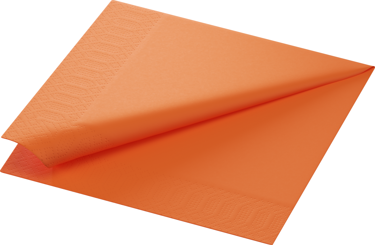 Serviett sun orange 3l 40cm 125stk