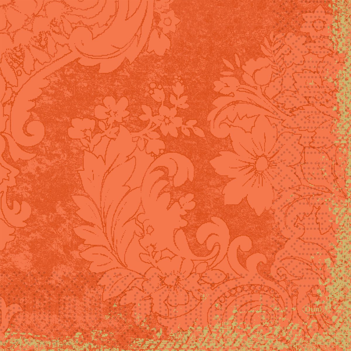 Serviett royal sun orange 3l33cm 250stk