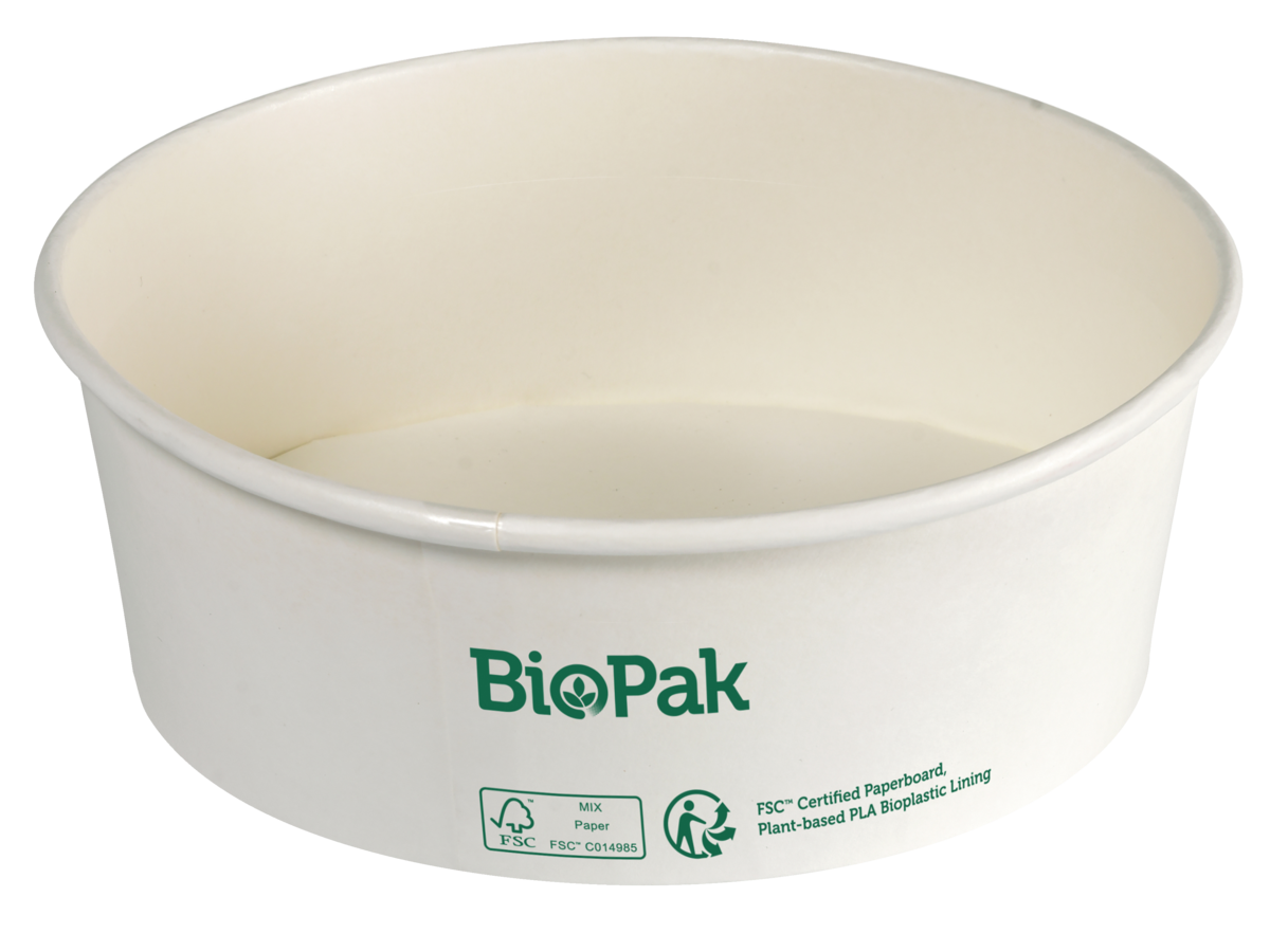 Bowl ronda wide paper white 700ml  50pce