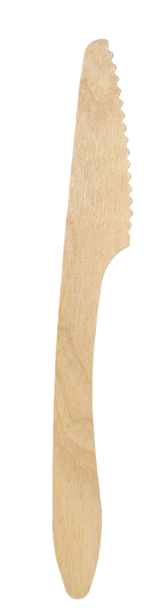 Kniv vokset tre 190mm 100stk