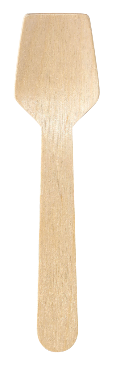 Ice cream spoon 95mm wood  100pce