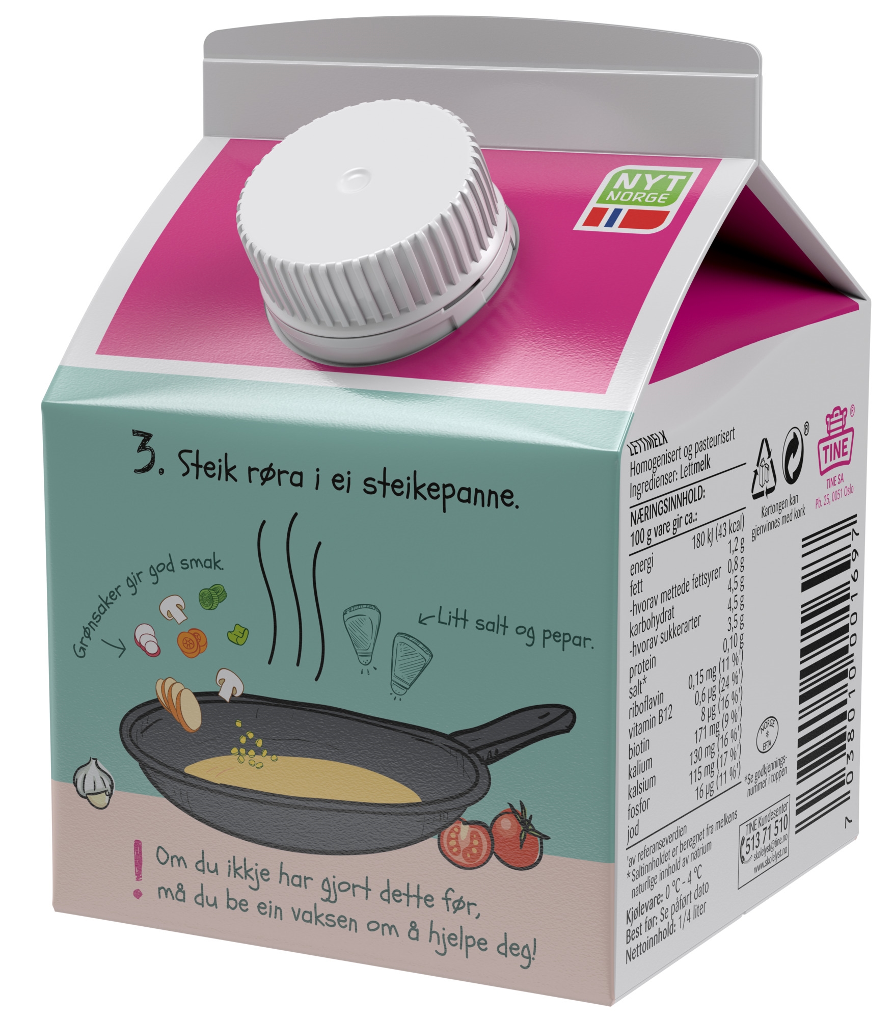 Melk lett 0,25l