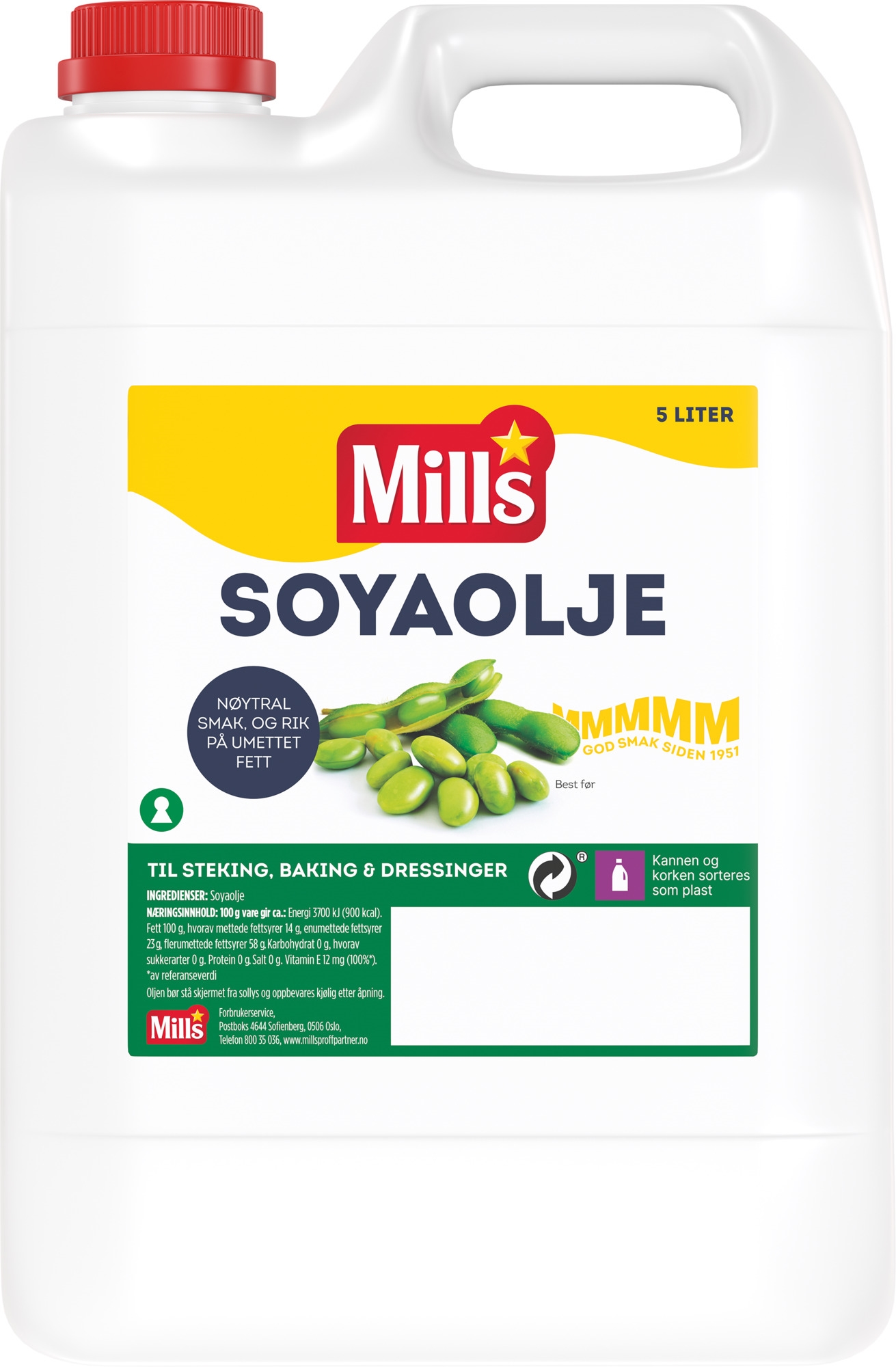 Soya oil                5 l