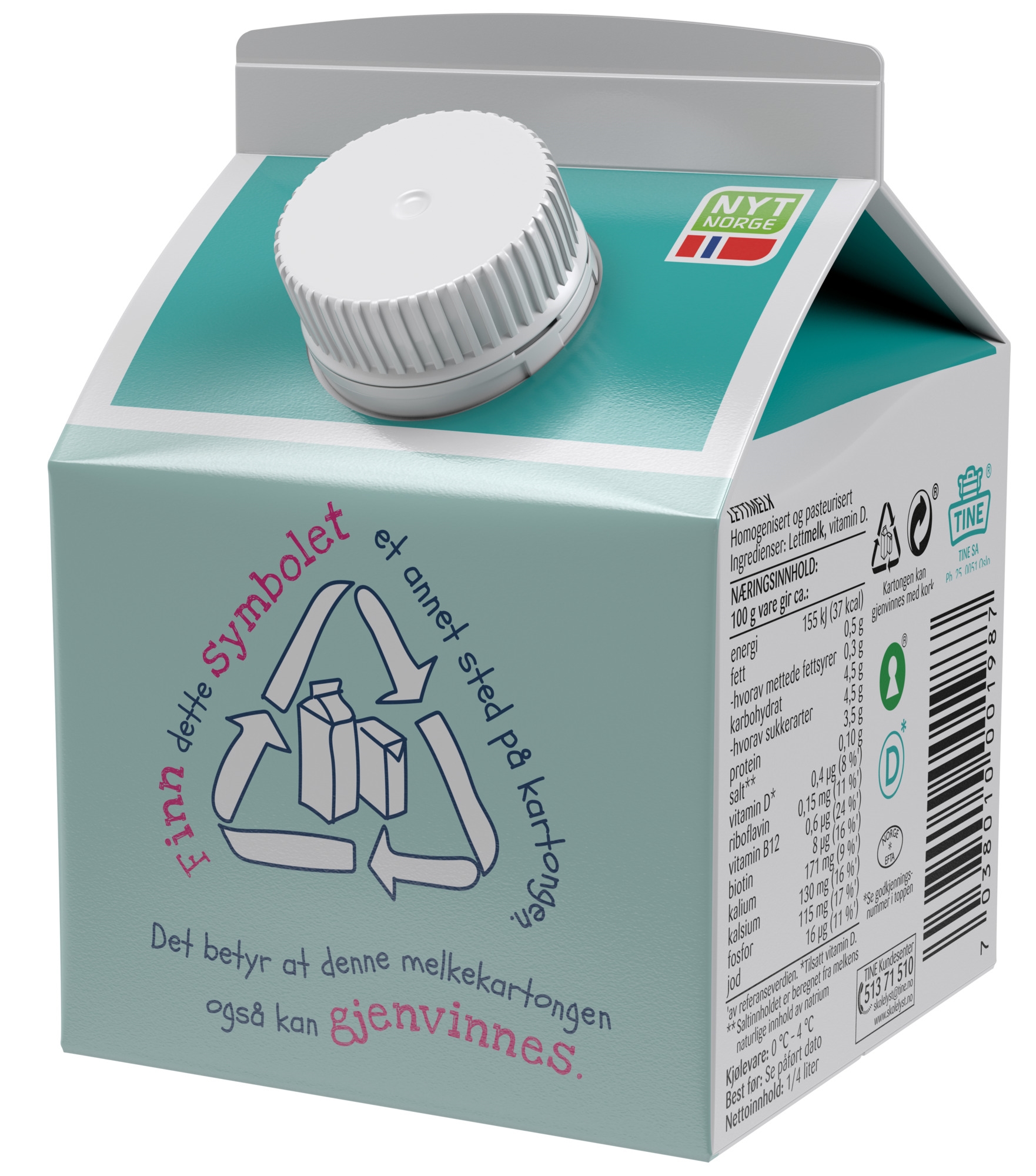 Milk extra low fat   0,25l