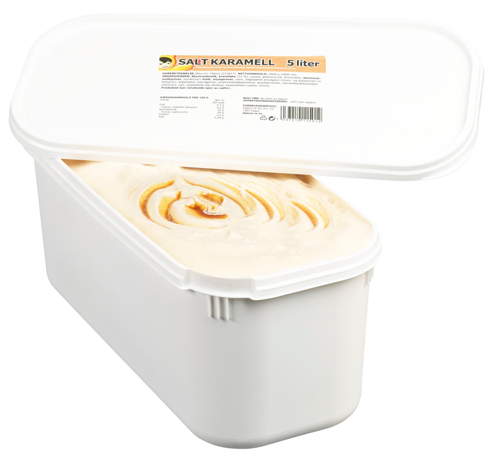 Icecream caramel  5l
