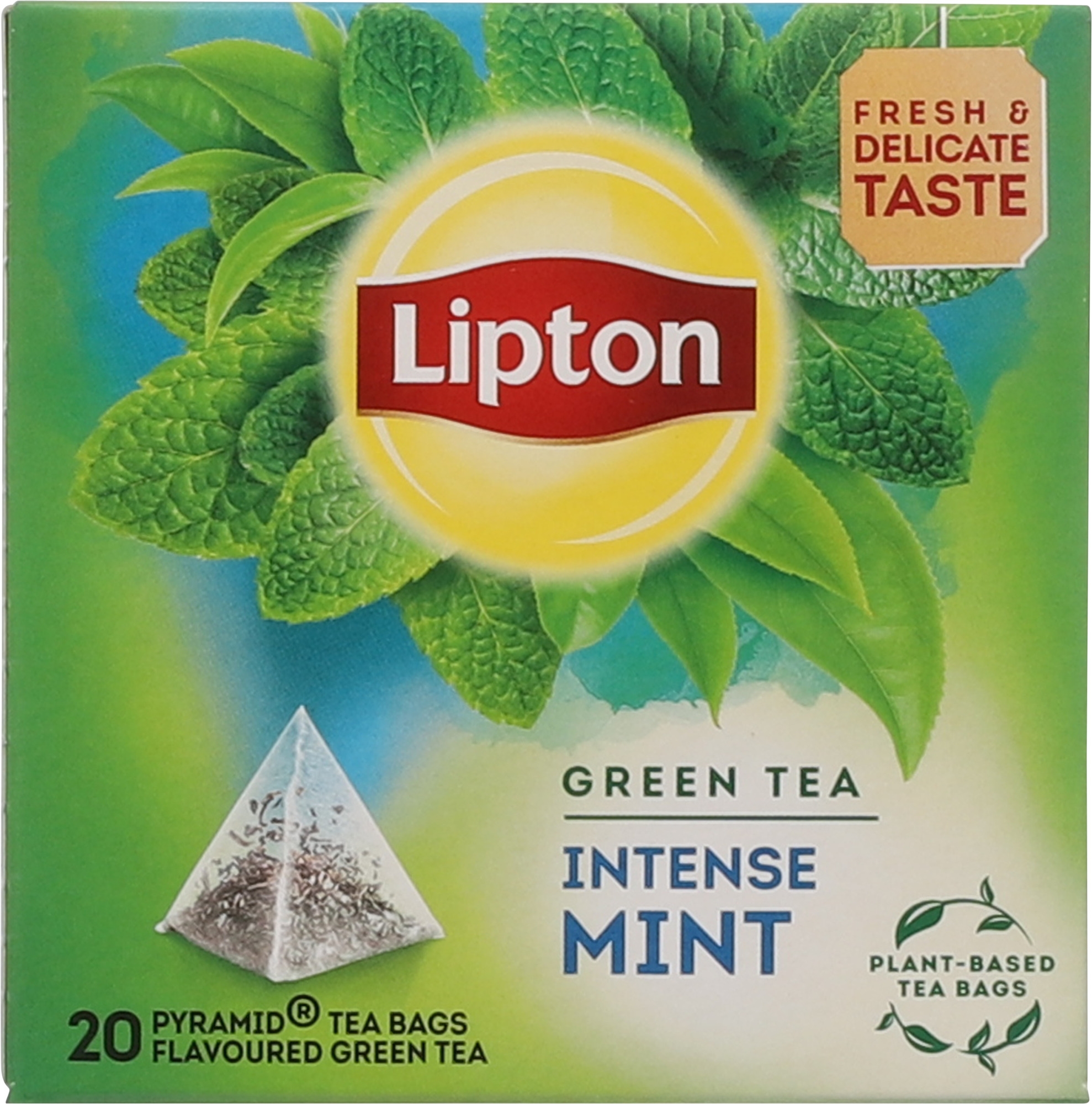Lipton green tea intense mint 20poser