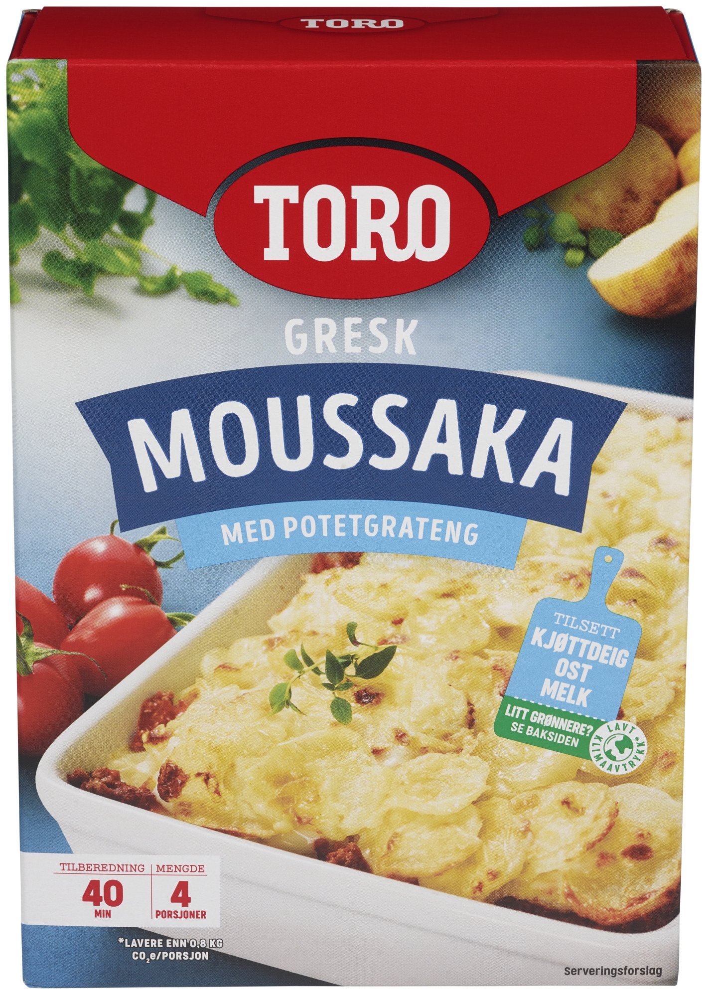 Moussaka pulver 136g