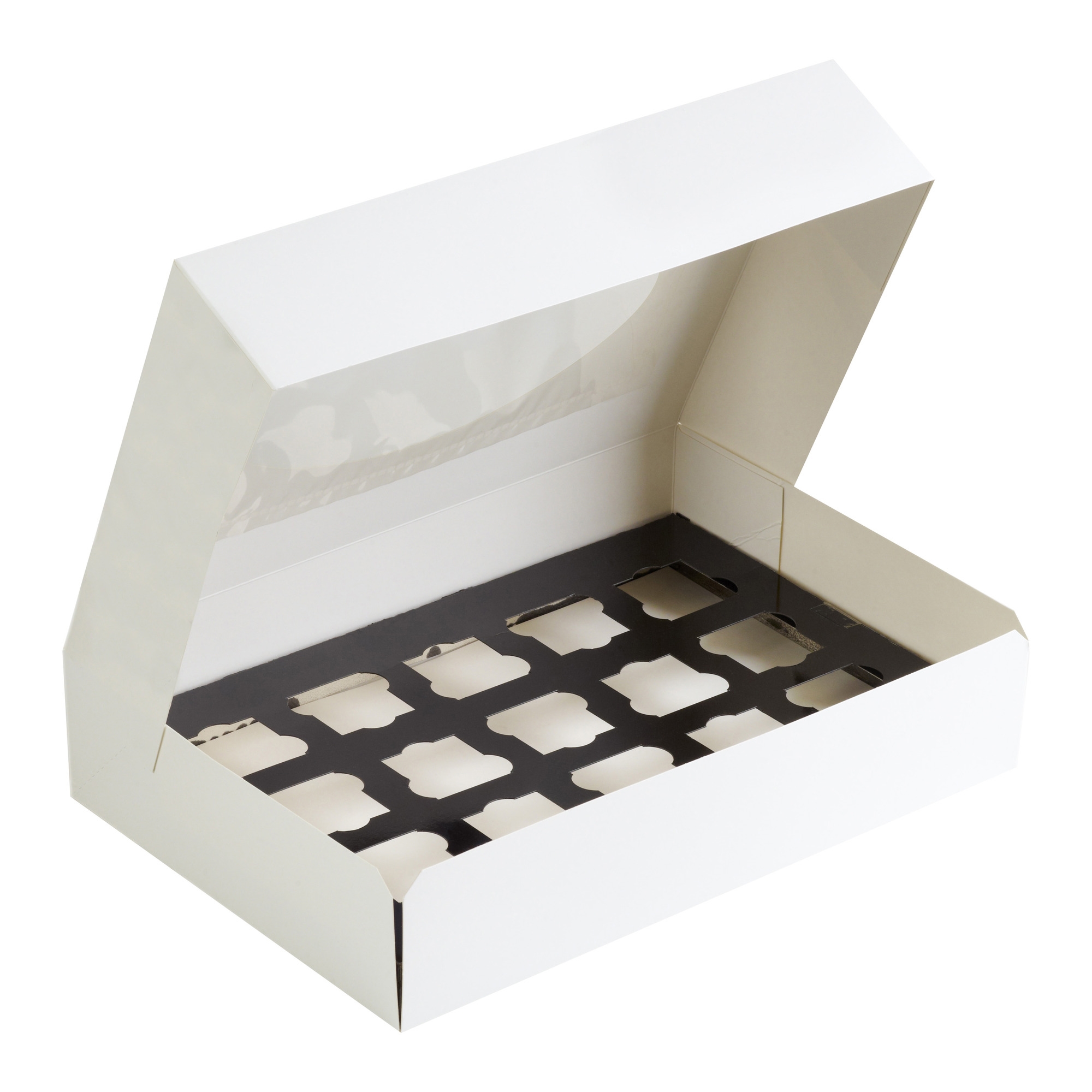 Amuse-bouche transportboks hvit s 10stk