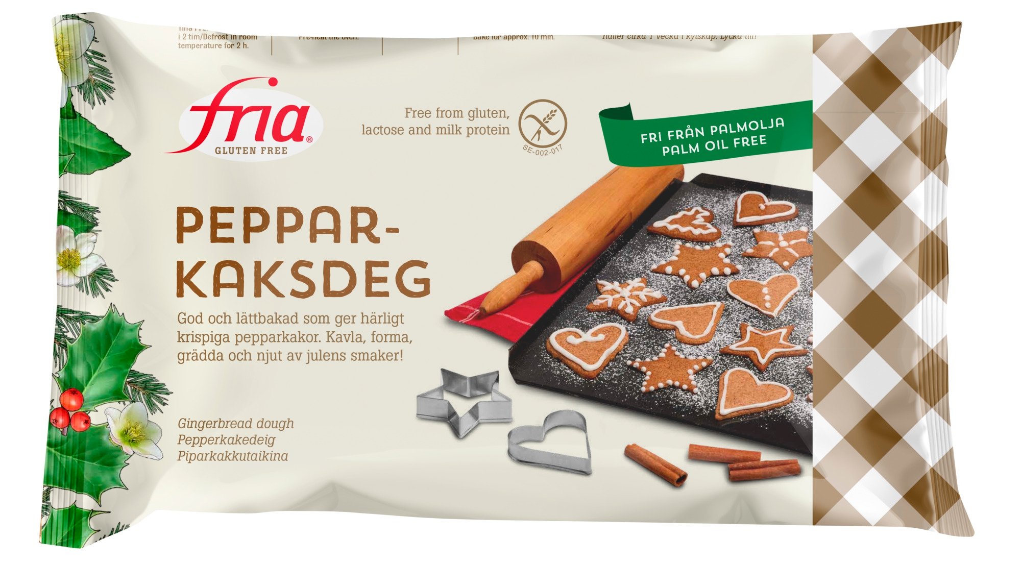 Pepperkakedeig glutenfri melkefri 500g