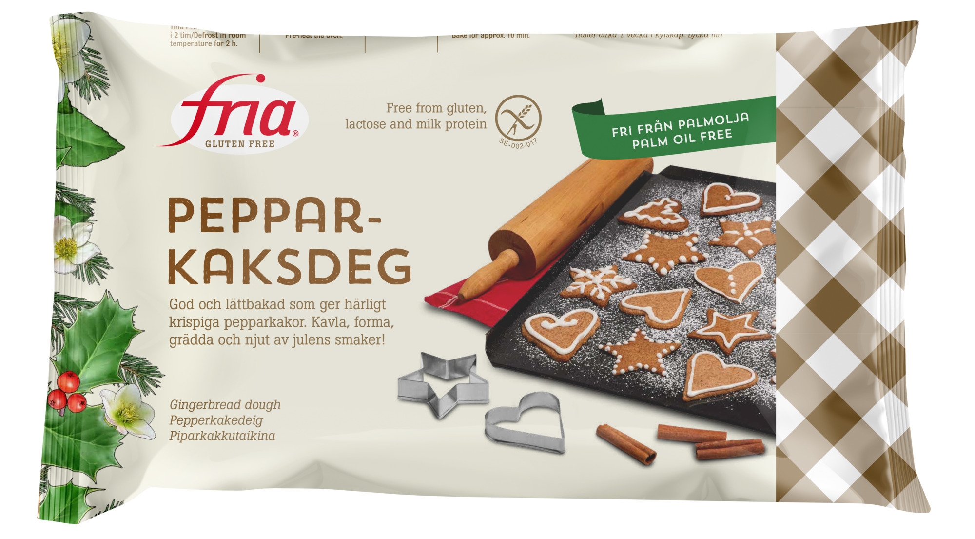 Pepperkakedeig glutenfri melkefri 500g