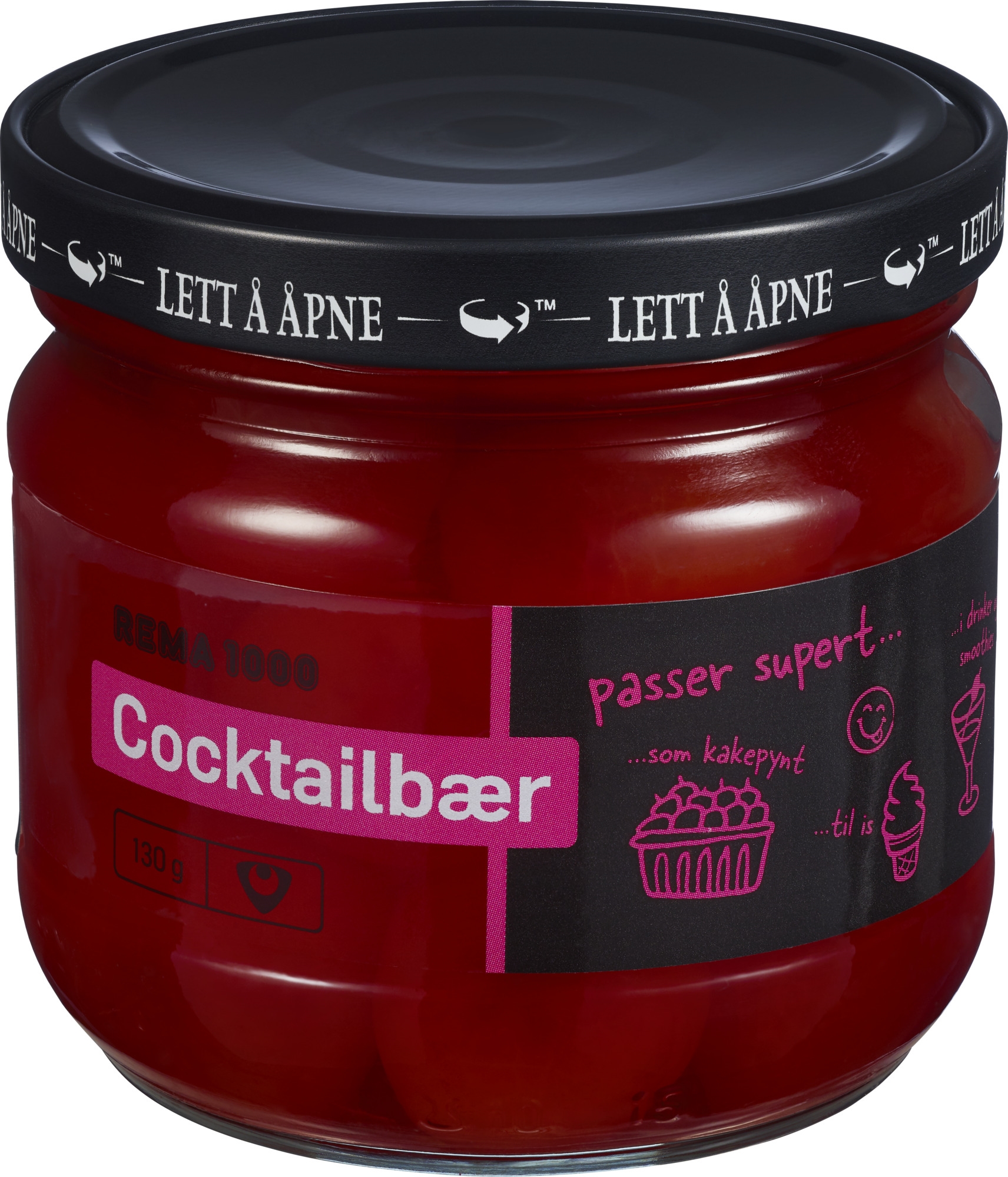 Rema 1000 coctailbær 230g