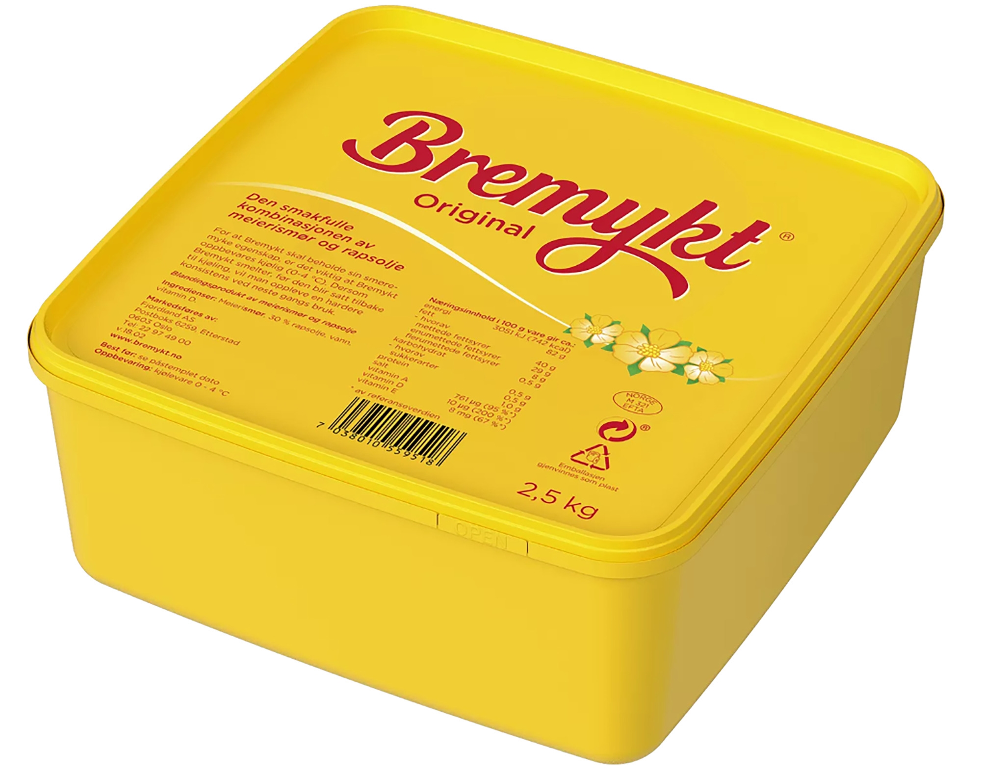 Bremykt margarine   2,5kg