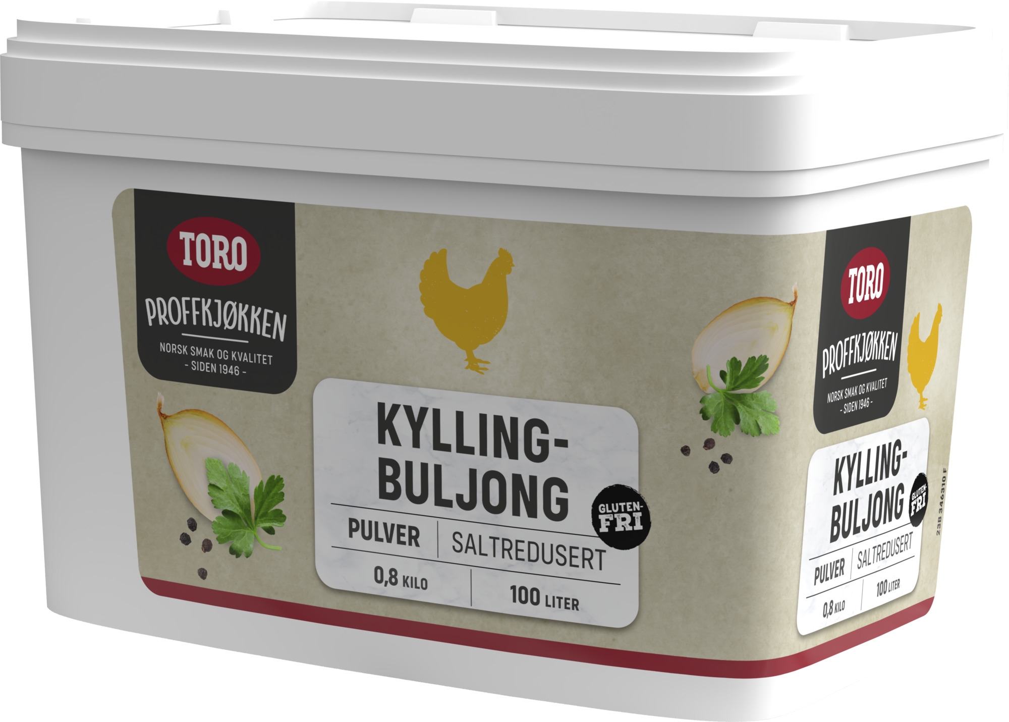 Kyllingbuljong saltred. 800g